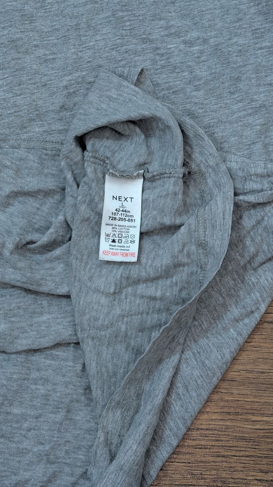 Next Women's T Shirt - Grey - Size Large