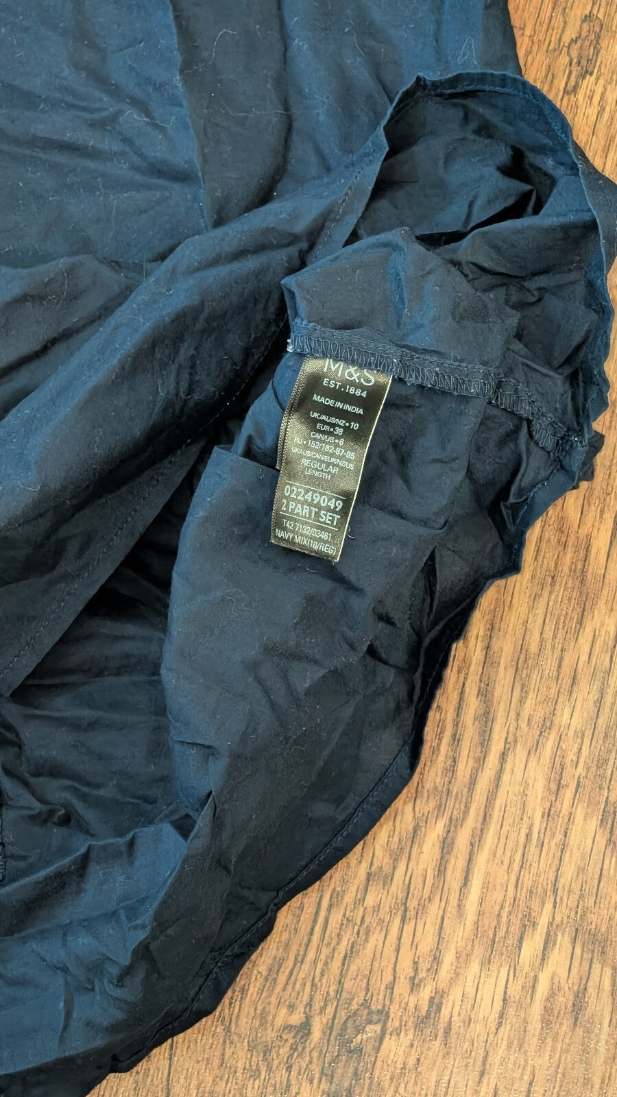 M&S Women's Dress - Navy - Size 10