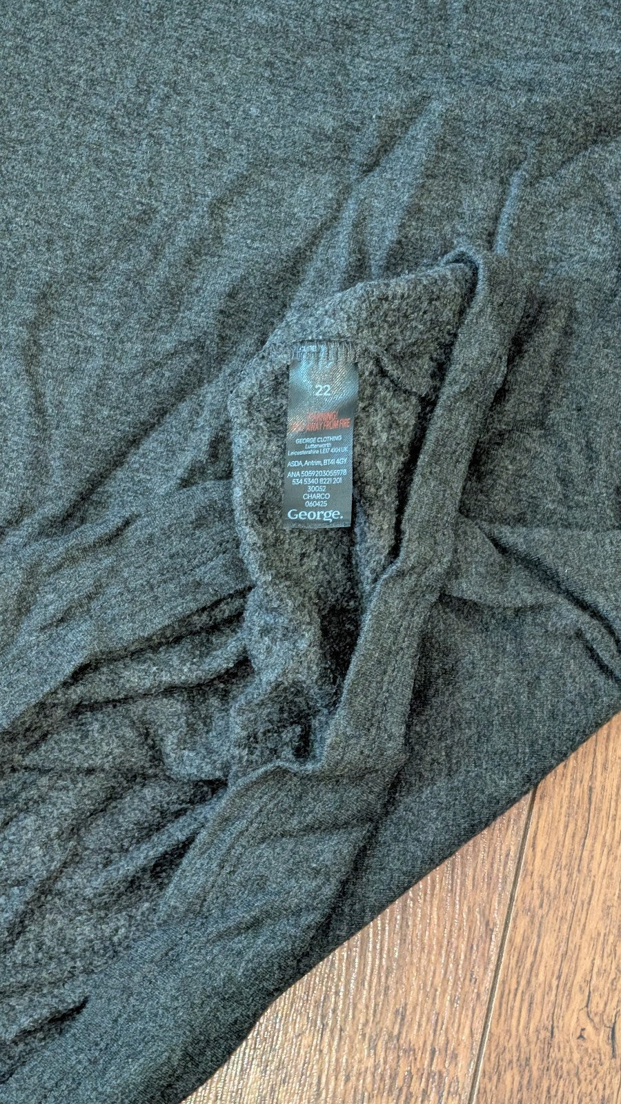 George Women's Sweatshirt Jumper - Grey - Size 22