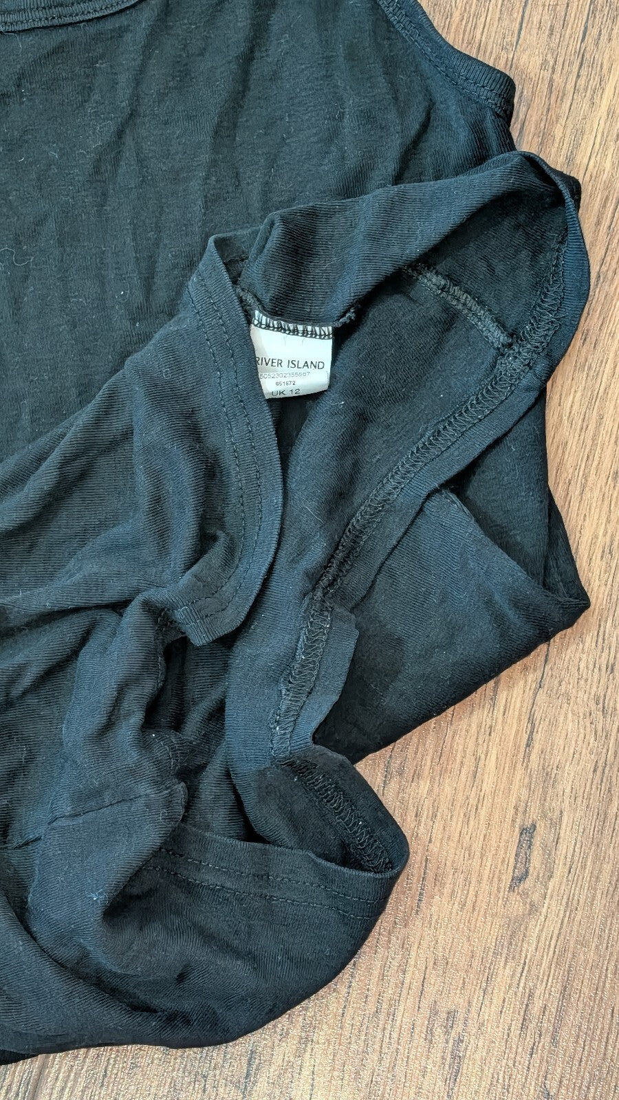 River Island Women's Vest - Black - Size 12