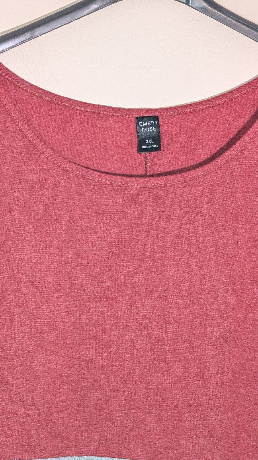 Emery Rose Women's T Shirt - Burgundy - Size XXXL