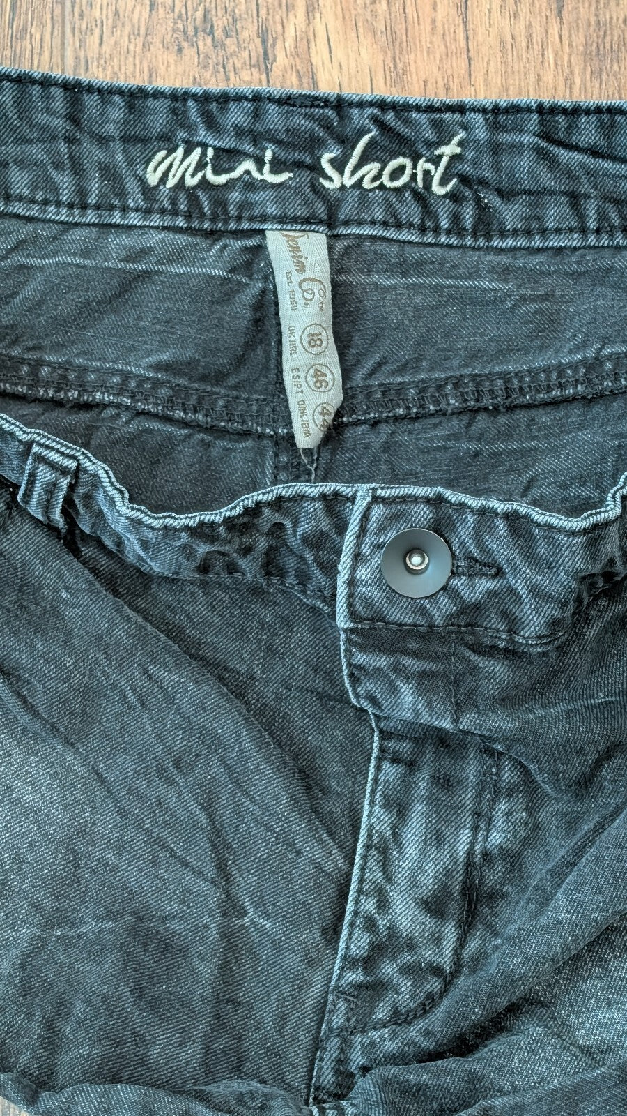 Primark Women's Mini Shorts - Black - Size 18