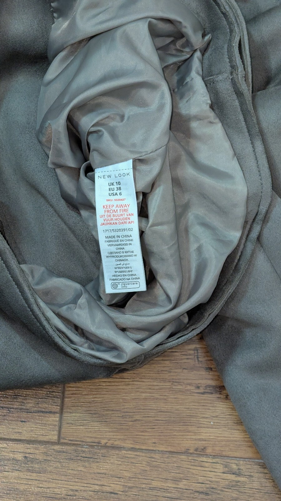 New Look Women's Jacket - Grey - Size 10
