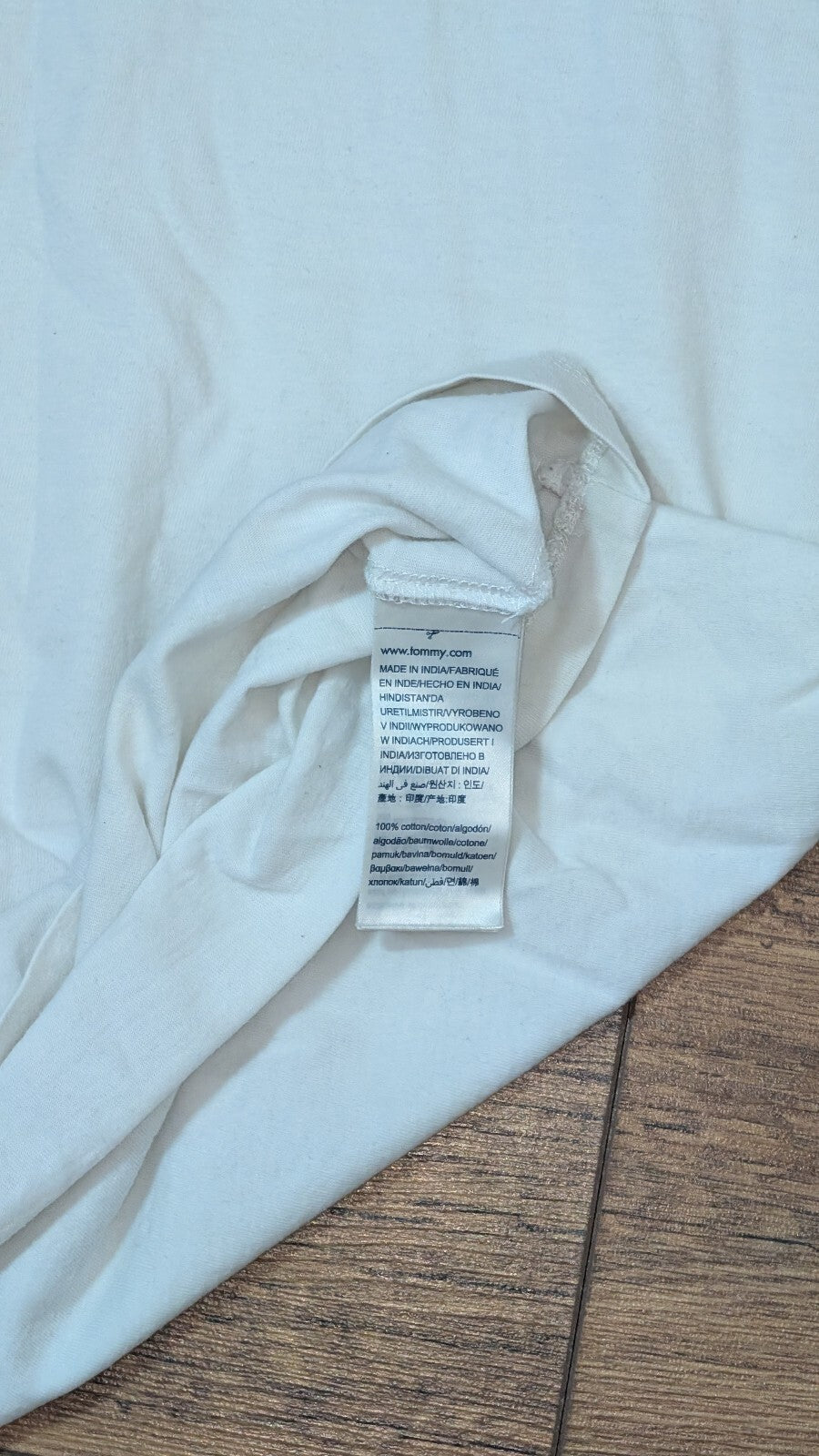 Tommy Hilfiger Men's T Shirt - White - Size Medium