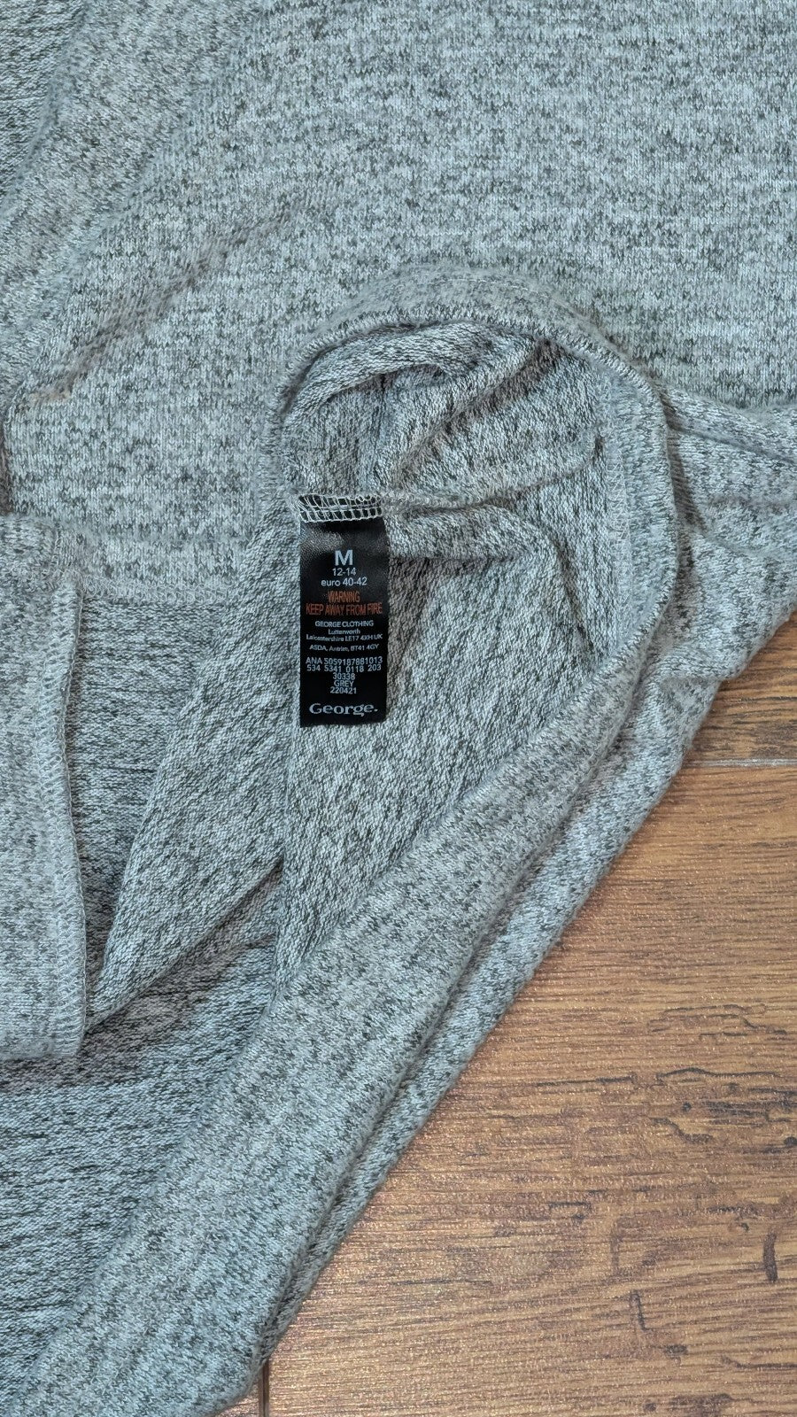 George Women's Cardigan - Grey - Size Medium