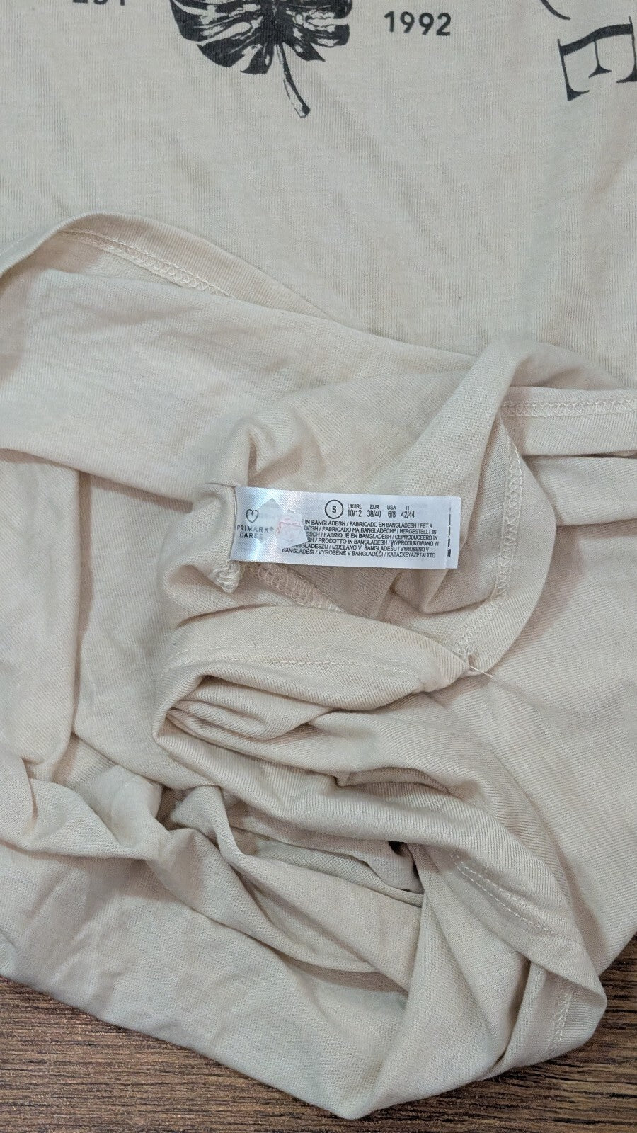 Primark Women's Dress - Beige - Size Small