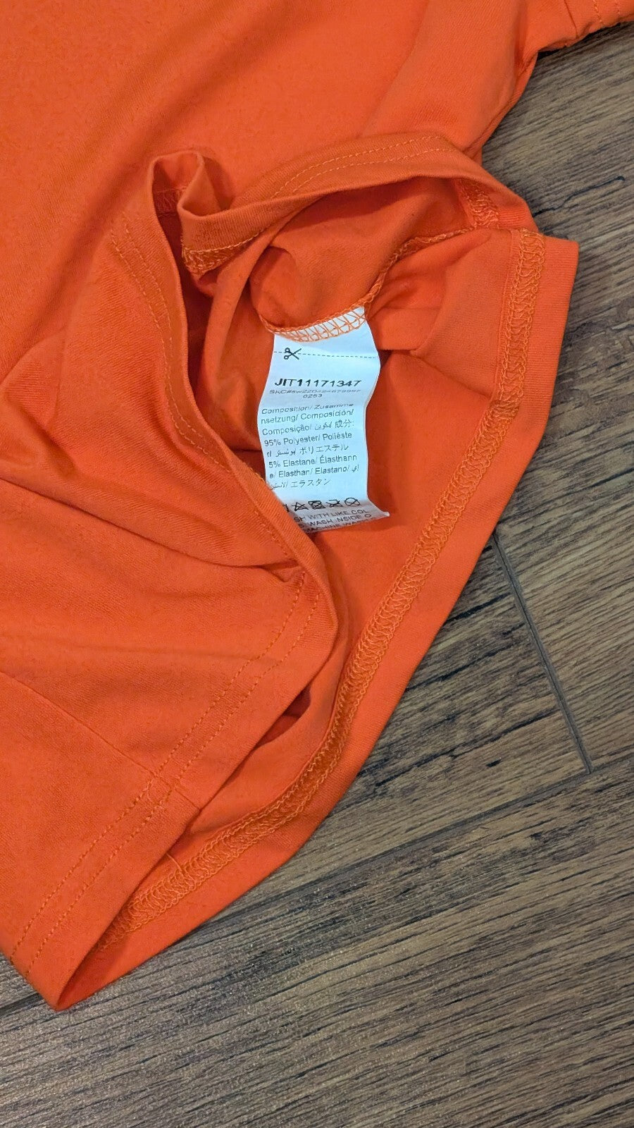 Shein Women's T Shirt - Orange - Size Large