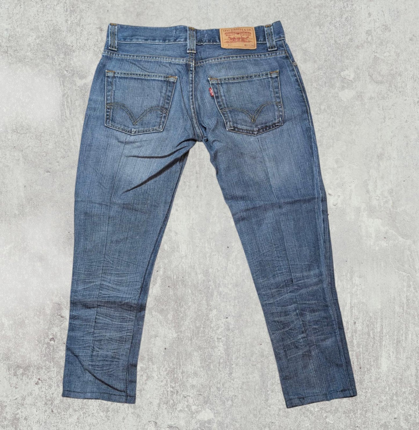 Levi's Men's 511 Slim Jeans - Blue - Size 32W 25L