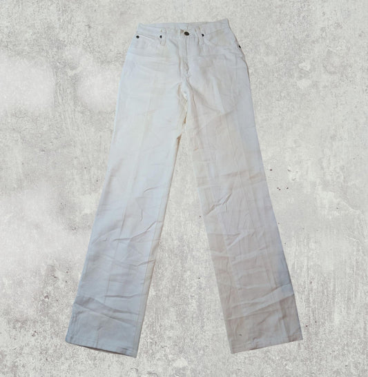 Wrangler Kid's Straight Jeans - White - Size 25W 32L