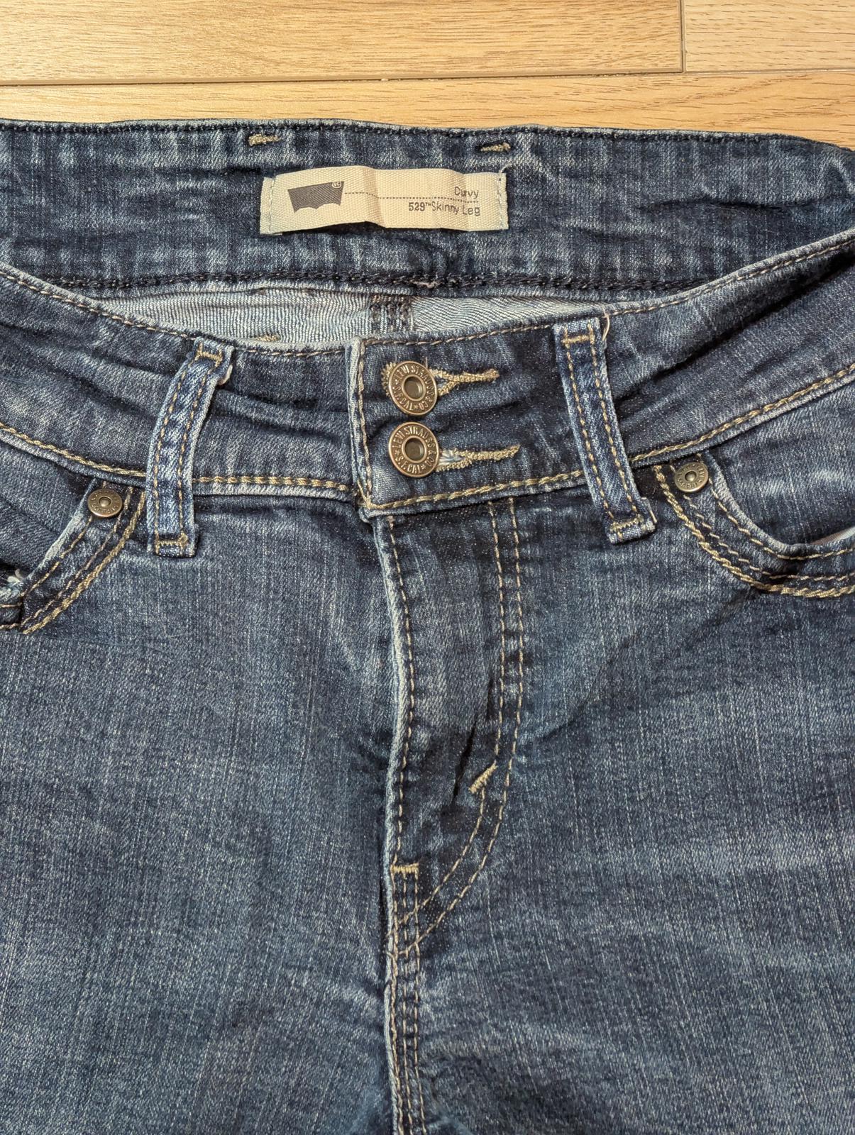 Levi's Women's 529 Y2K Curvy Skinny Jeans - Blue - Size 29W 32L