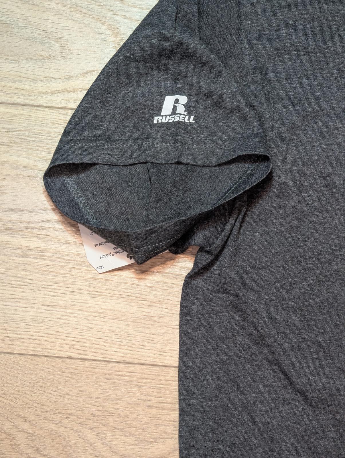Russell Athletic Men's T Shirt - Grey - Size Medium