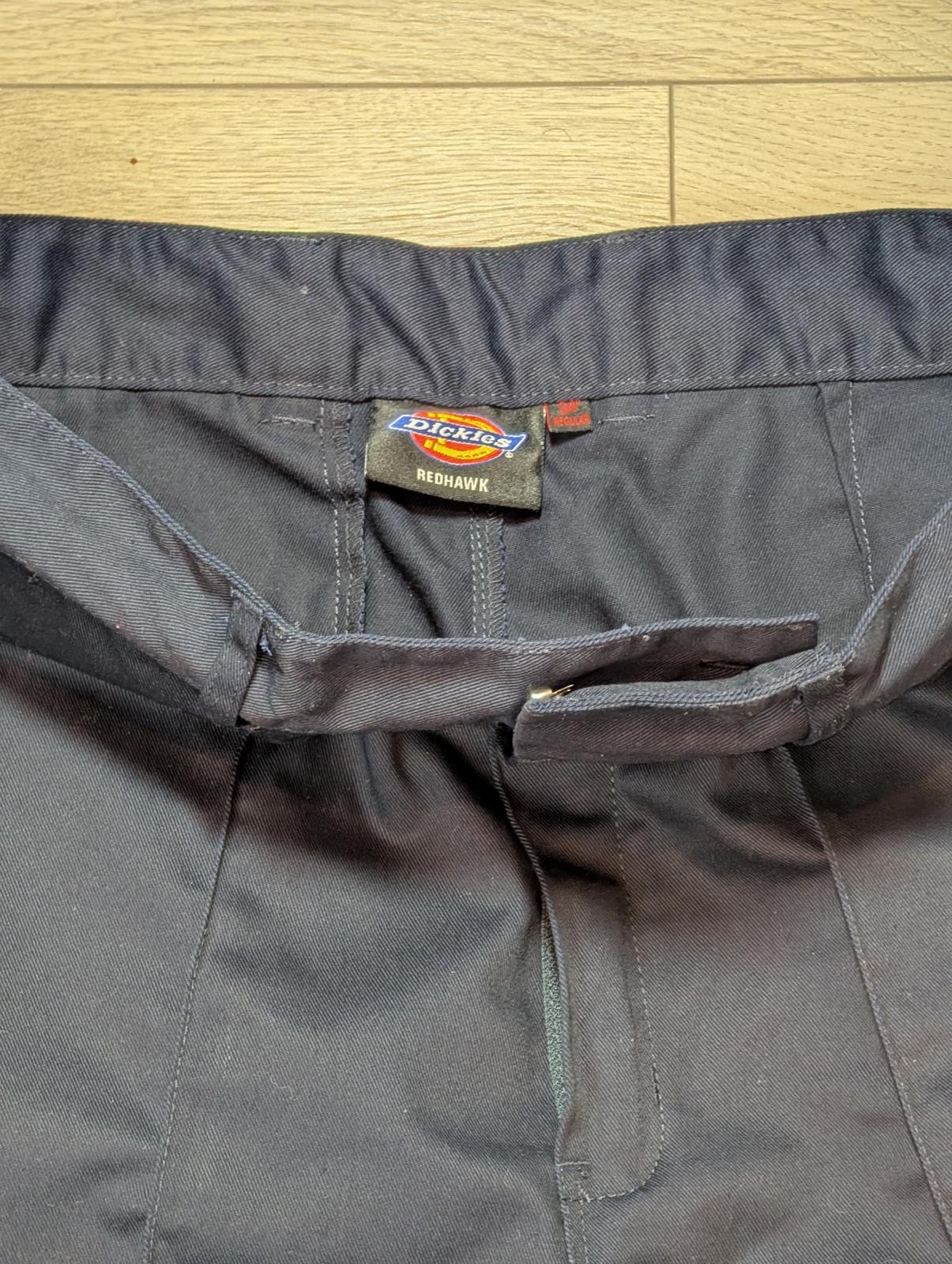 Dickies Men's Redhawk Work Trousers - Navy - Size 34W 30L