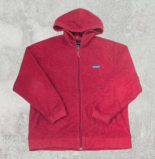 Patagonia Men's Fleece Jacket - Red - Size Medium