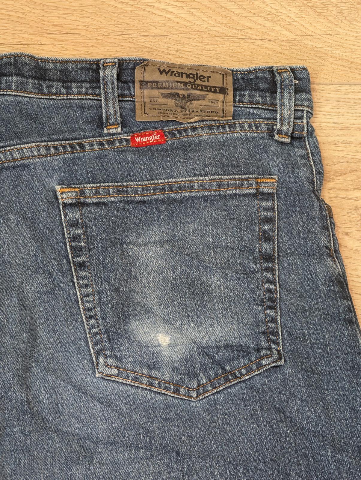 Wrangler Men's Straight Jeans - Blue - Size 38W 27L