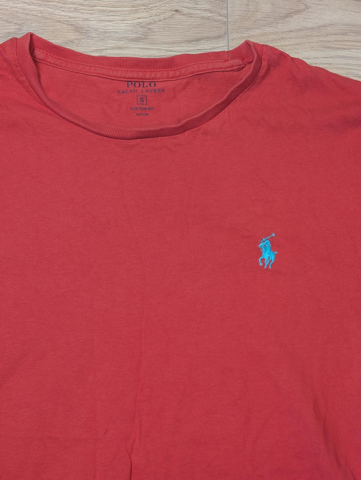 Ralph Lauren Men's Custom Fit T Shirt - Red - Size Small