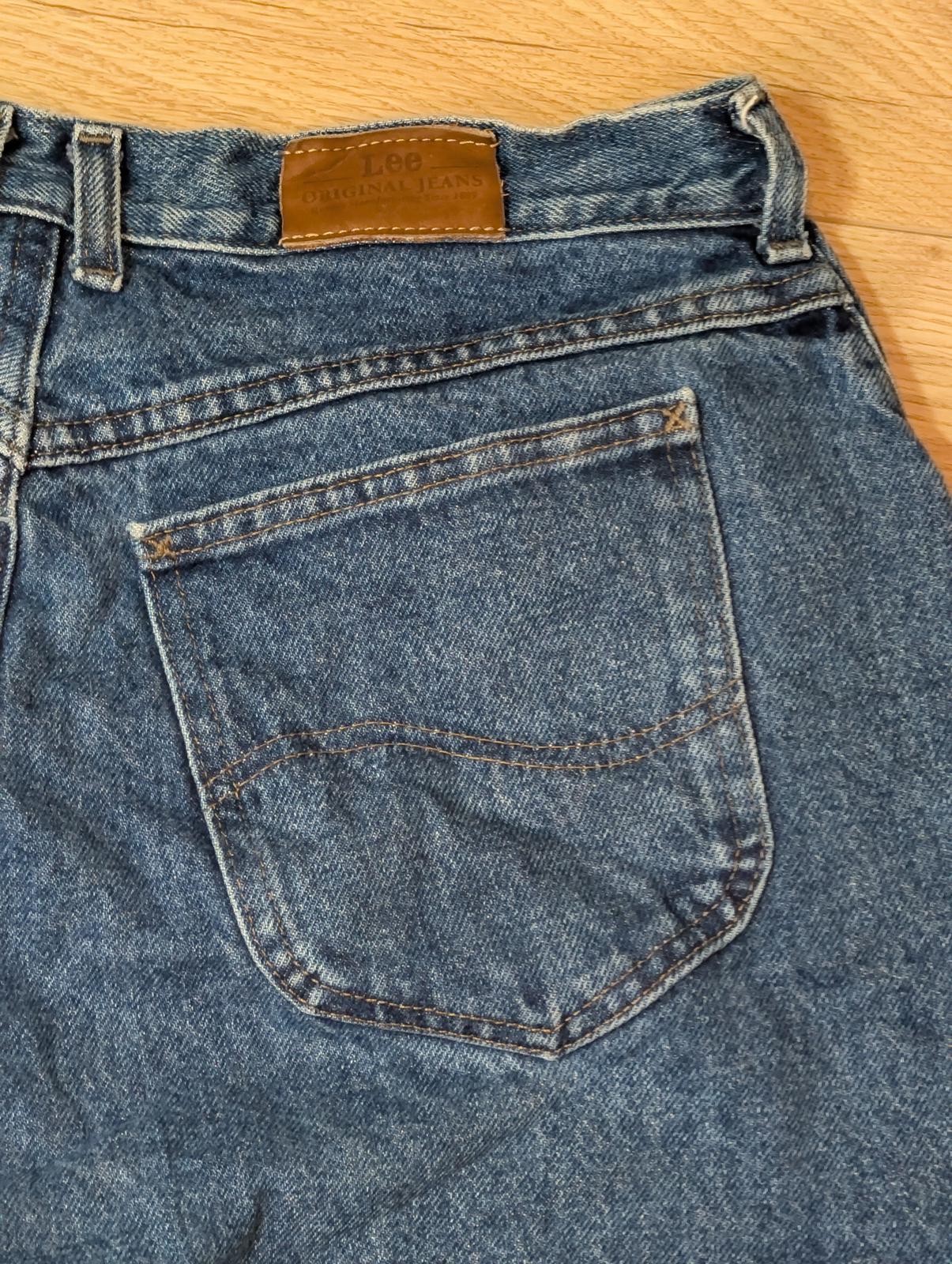 Lee Women's Straight Jeans - Blue - Size 32W 29L