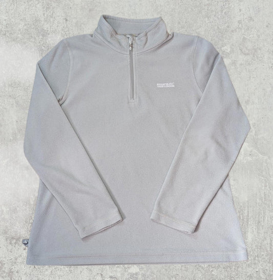 Regatta Women's Great Outdoors 1/4 Zip Fleece - Grey - Size 14
