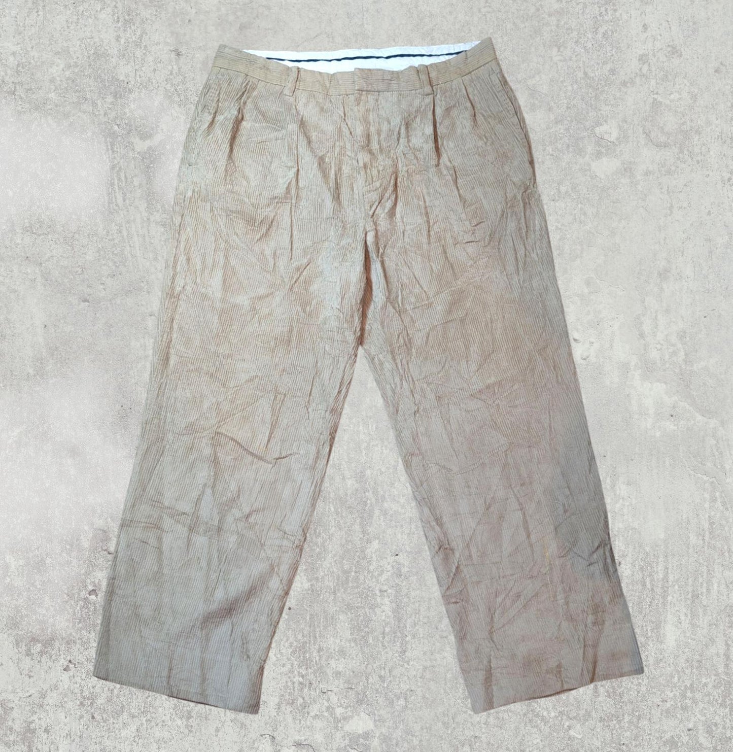 Nautica Men's Corduroy Trousers - Tan - Size 36W 27L