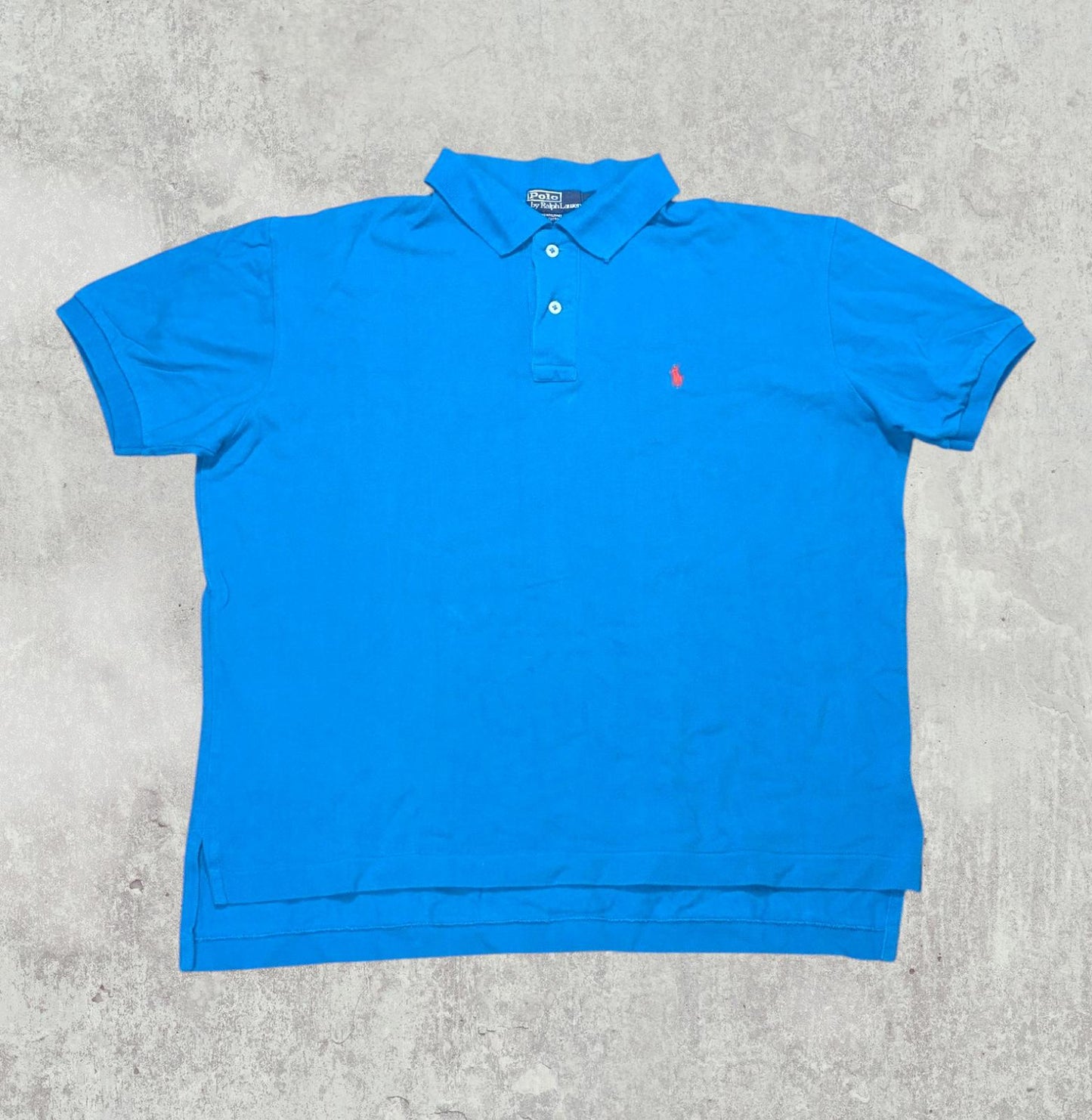Ralph Lauren Men's Polo T Shirt - Blue - Size Medium
