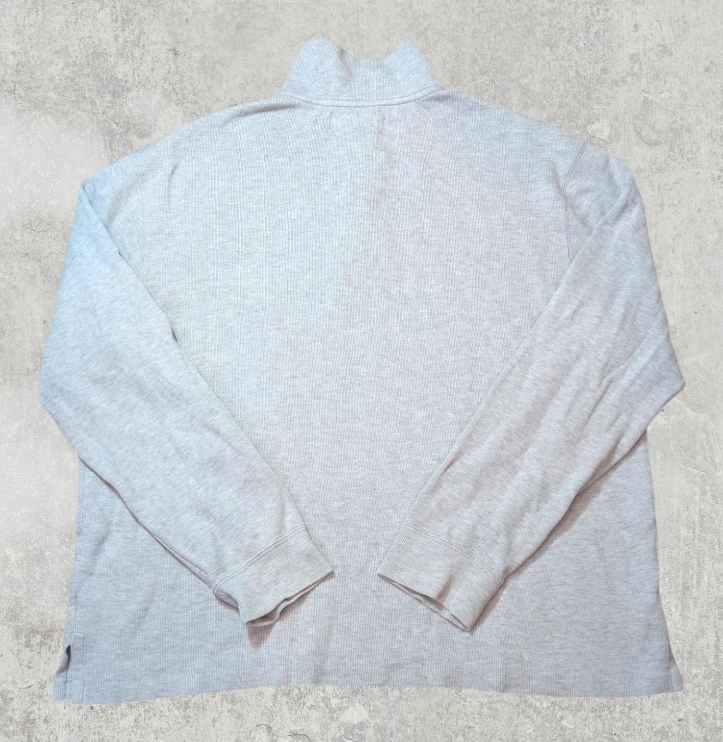 Ralph Lauren Men's 1/4 Zip Jumper - Grey - Size XL