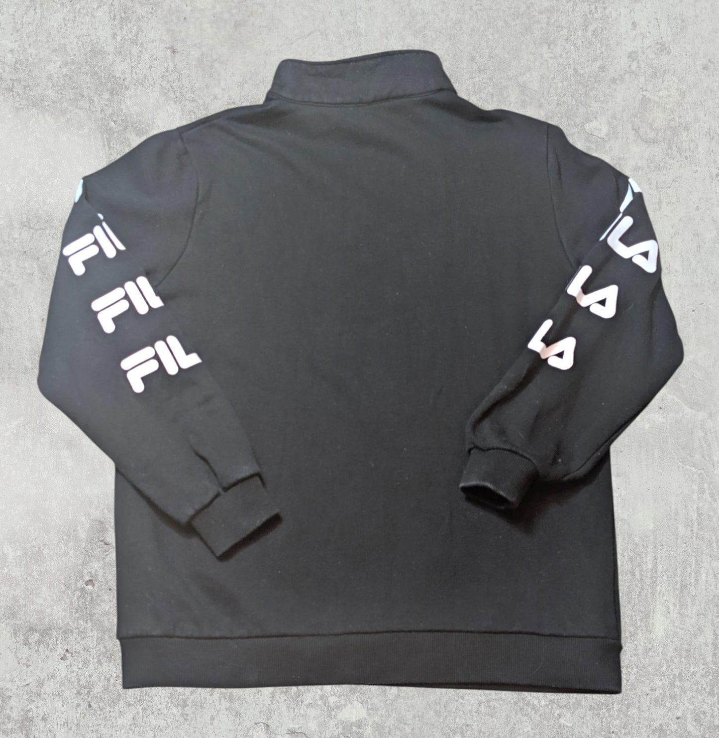 Fila Women's 1/4 Jumper - Black - Size XS