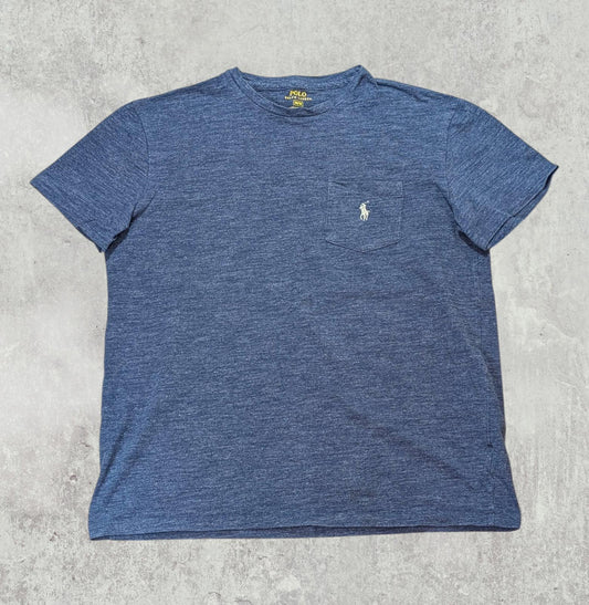 Ralph Lauren Men's T Shirt - Navy - Size Medium