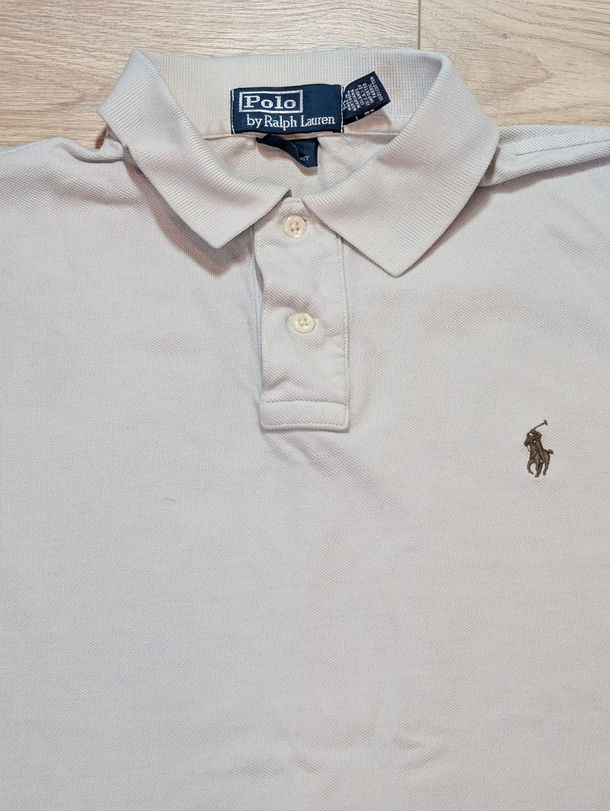 Ralph Lauren Men's Custom Fit Polo T Shirt - Grey - Size Medium