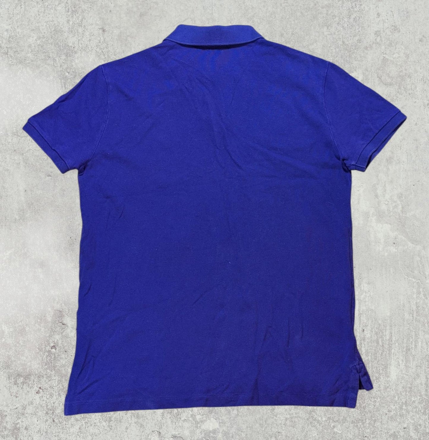 Ralph Lauren Men's Custom Slim Fit Polo T Shirt - Purple - Size Medium