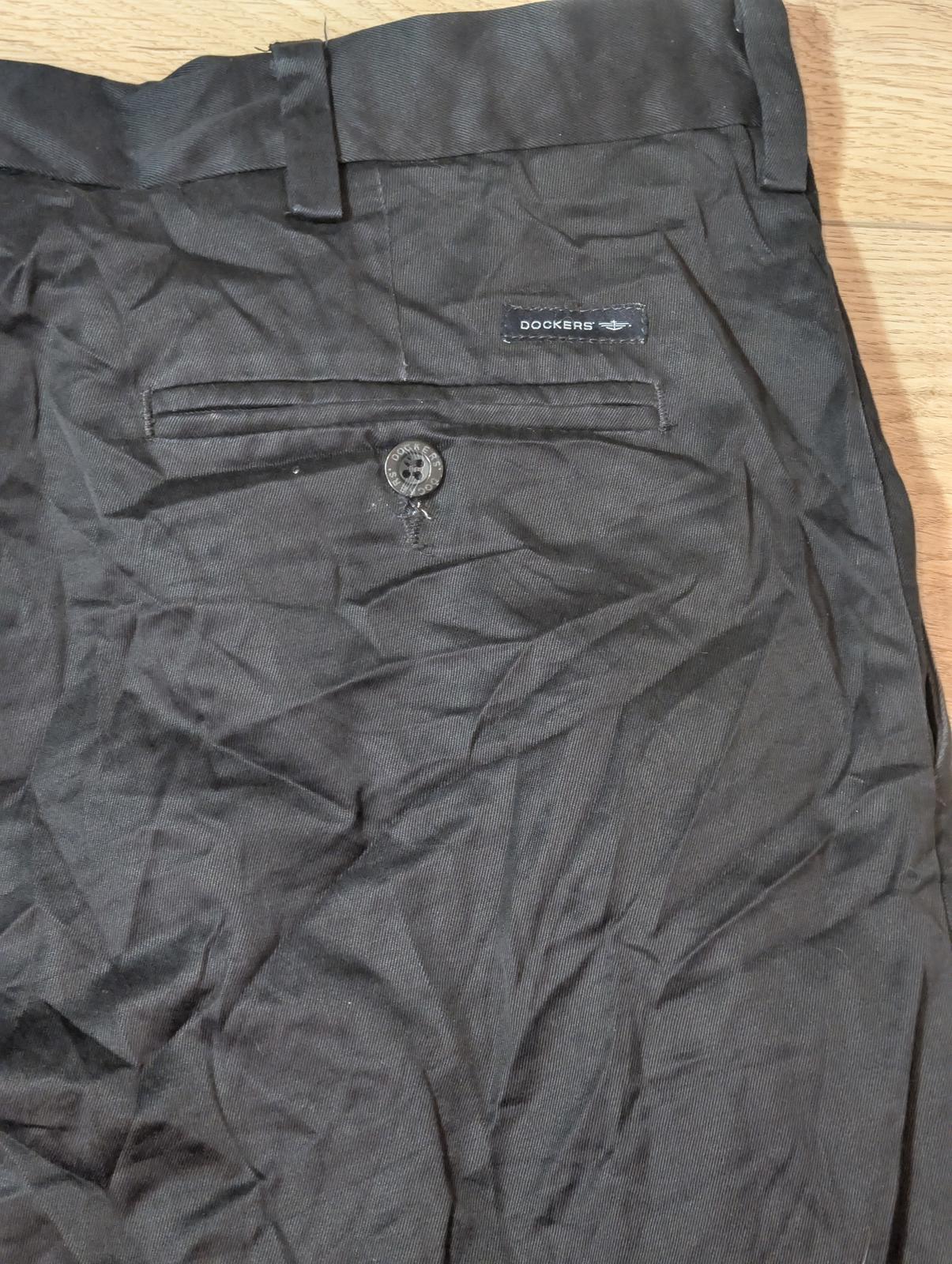 Dockers Men's D3 Trousers - Black - Size 40W 30L