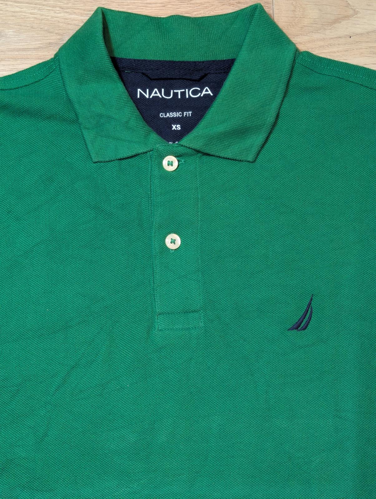 Nautica Men's Classic Fit Polo T Shirt - Green - Size XS