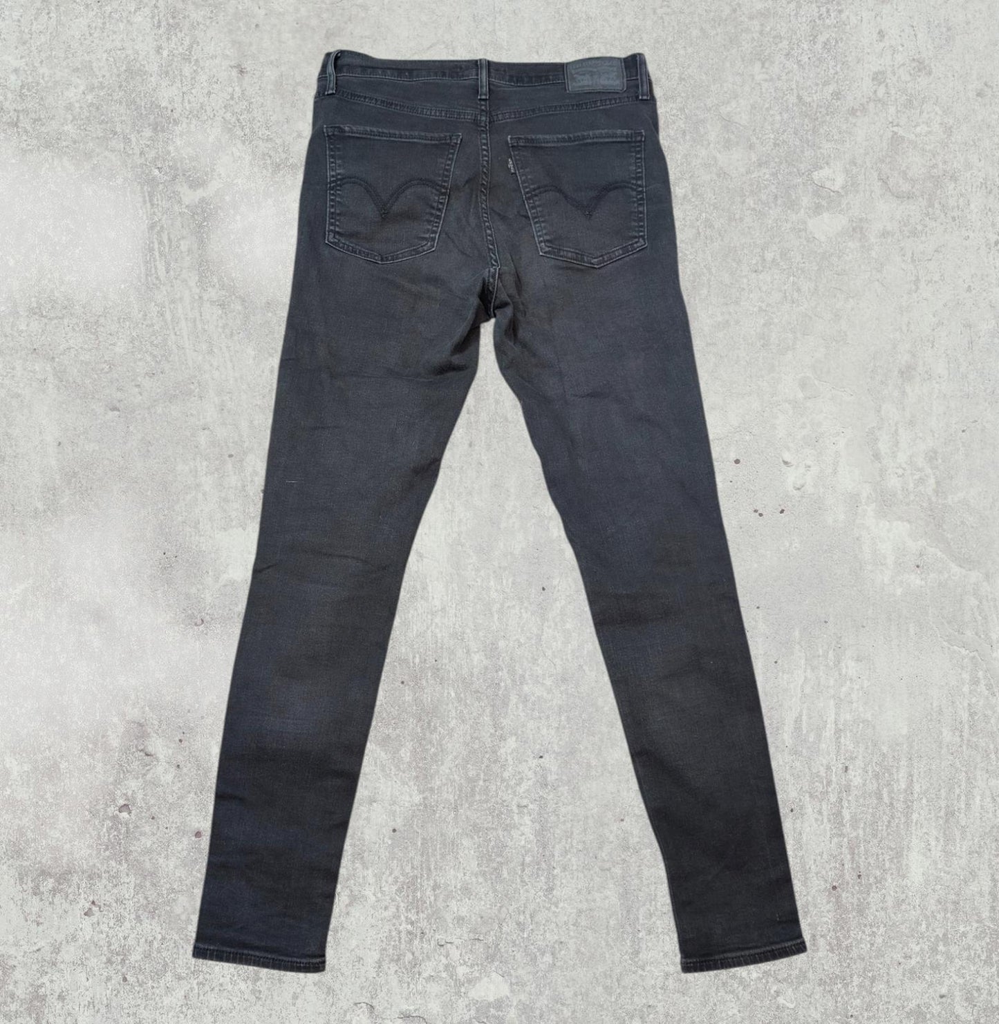 Levi's Women's Mile High Super Skinny Jeans - Black - Size 30W 28L