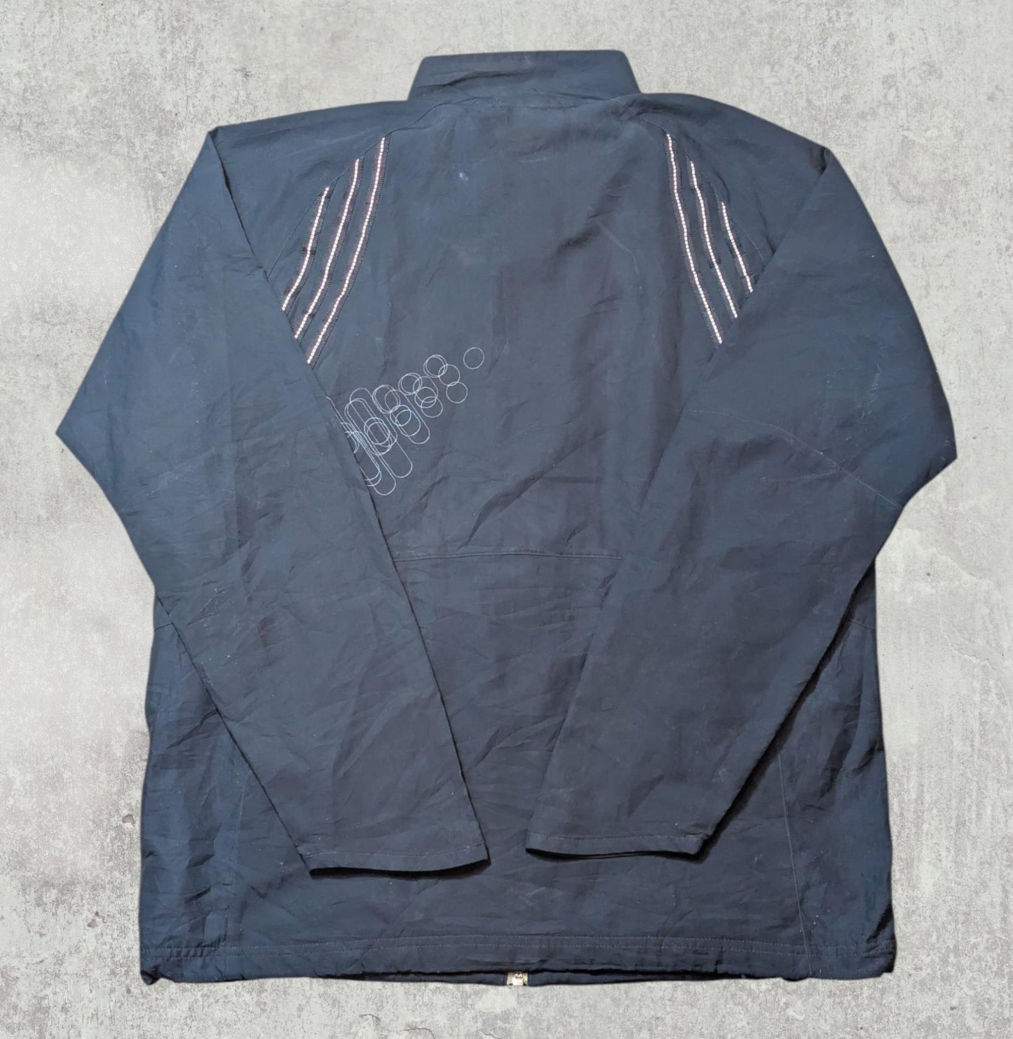 Adidas Men's Track Jacket - Navy - Size Medium