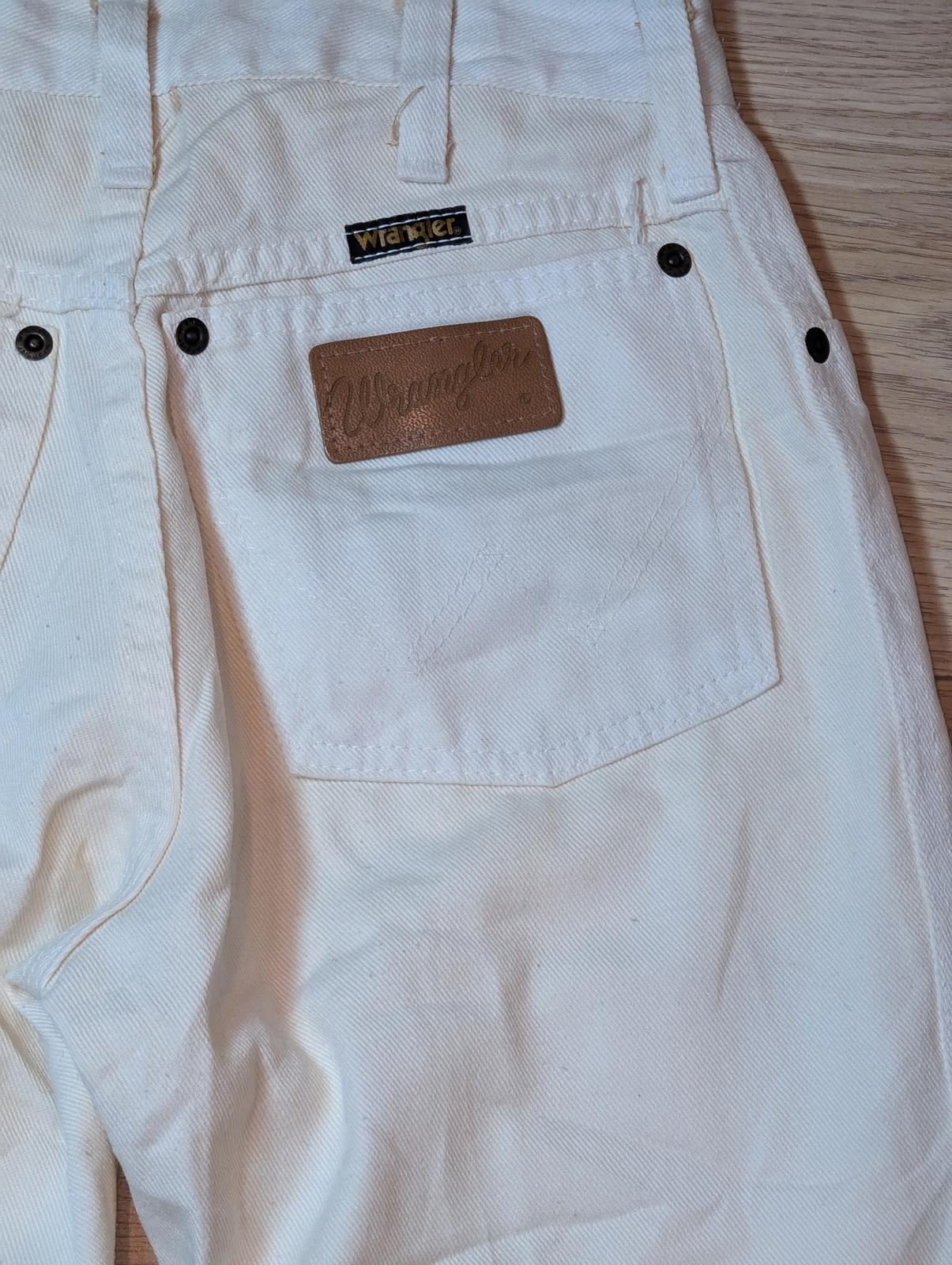 Wrangler Kid's Straight Jeans - White - Size 25W 32L