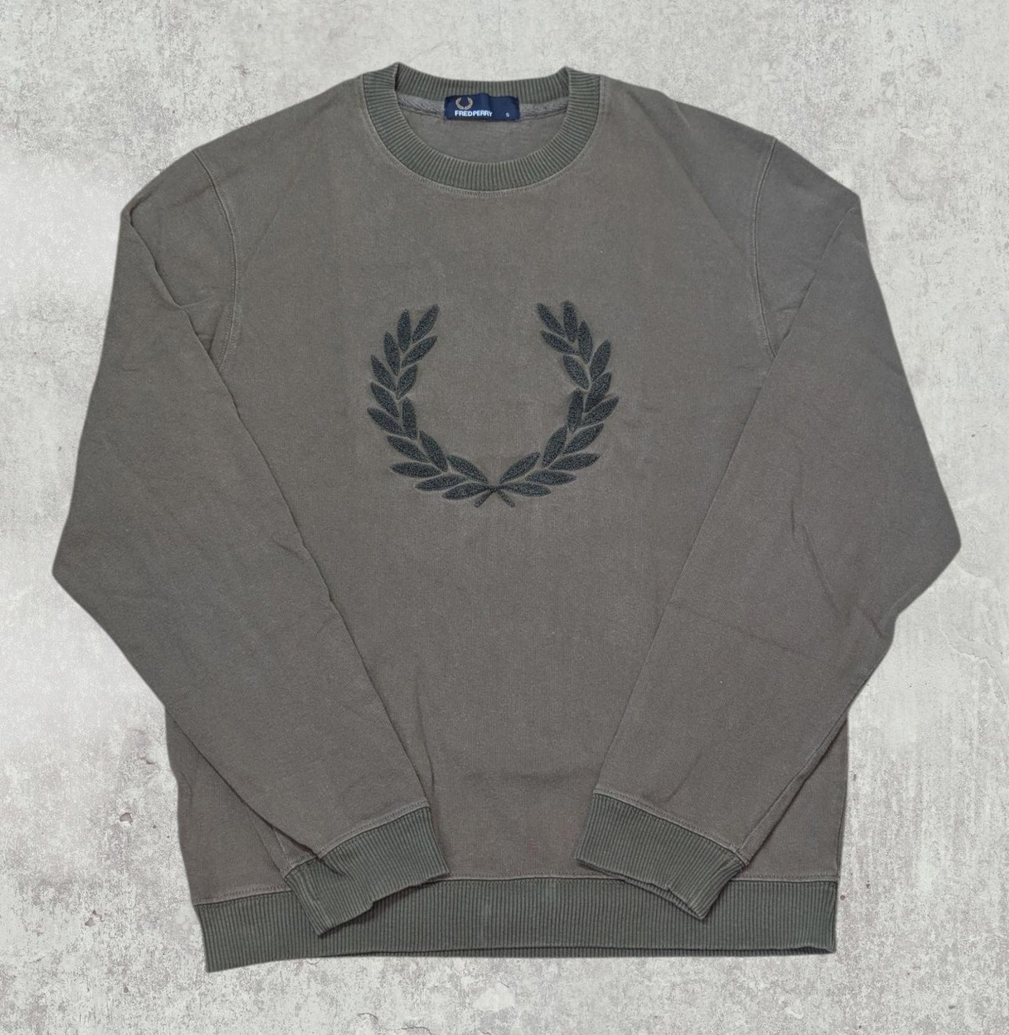 Fred Perry Men's Sweatshirt Jumper - Khaki - Size Small
