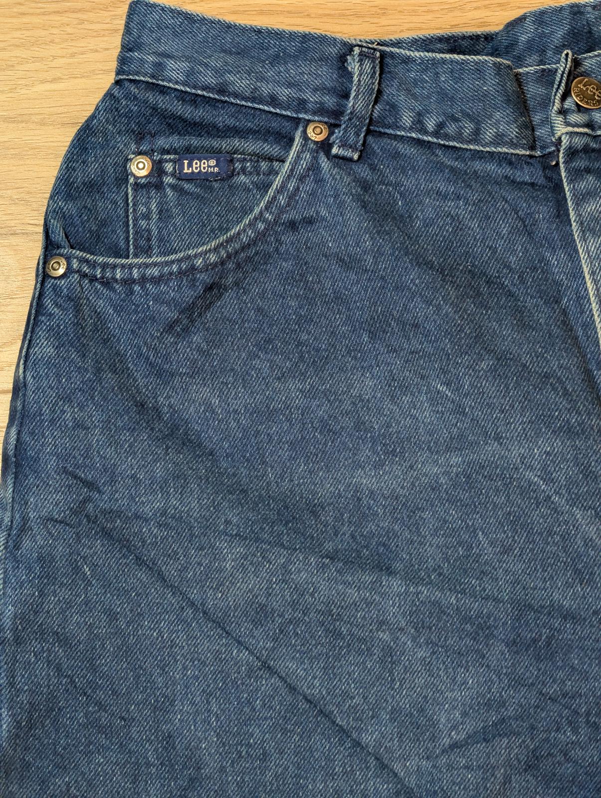 Lee Women's Straight Jeans - Blue - Size 30W 28L