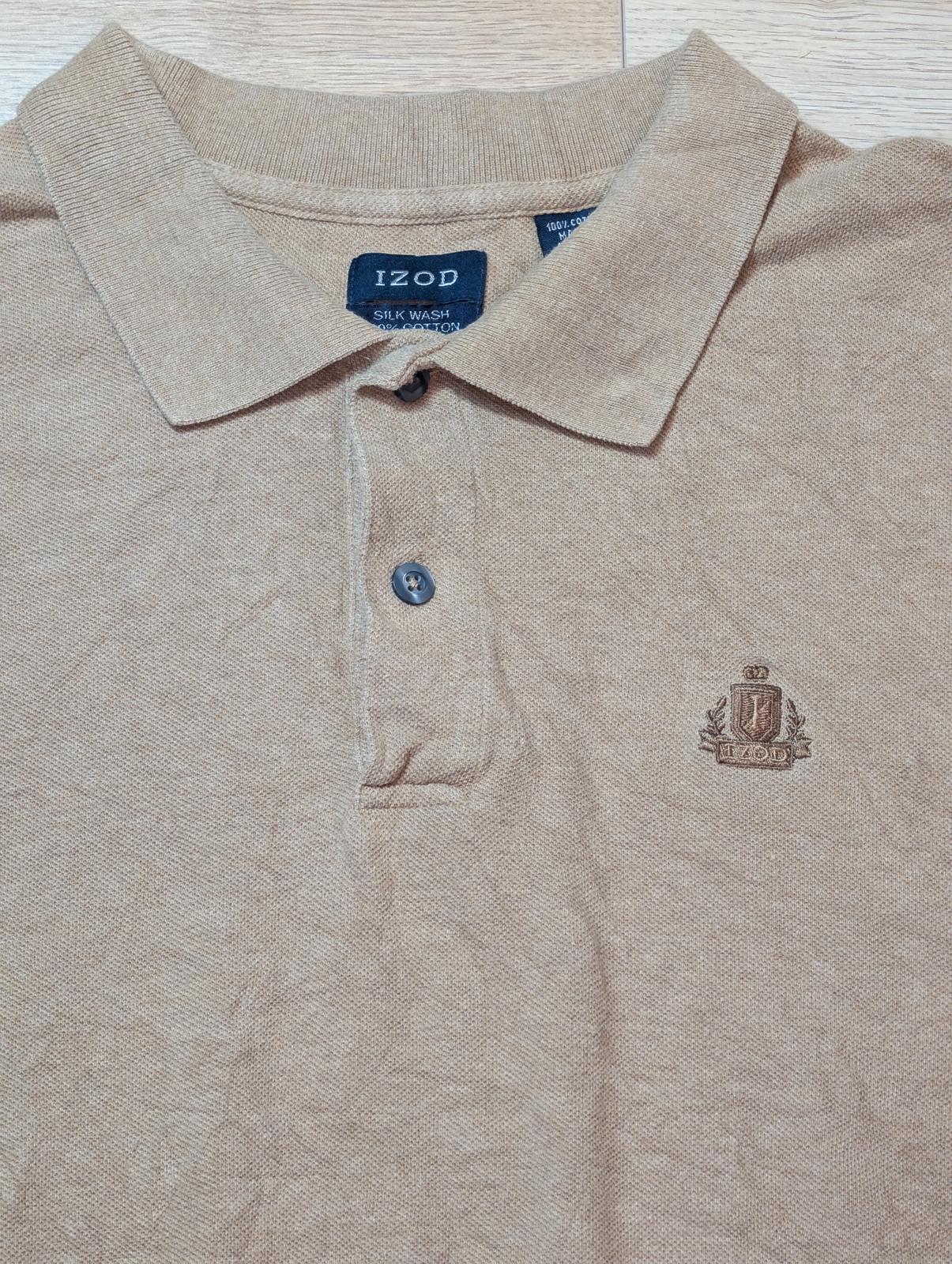 Izod Men's Polo T Shirt - Brown - Size XL