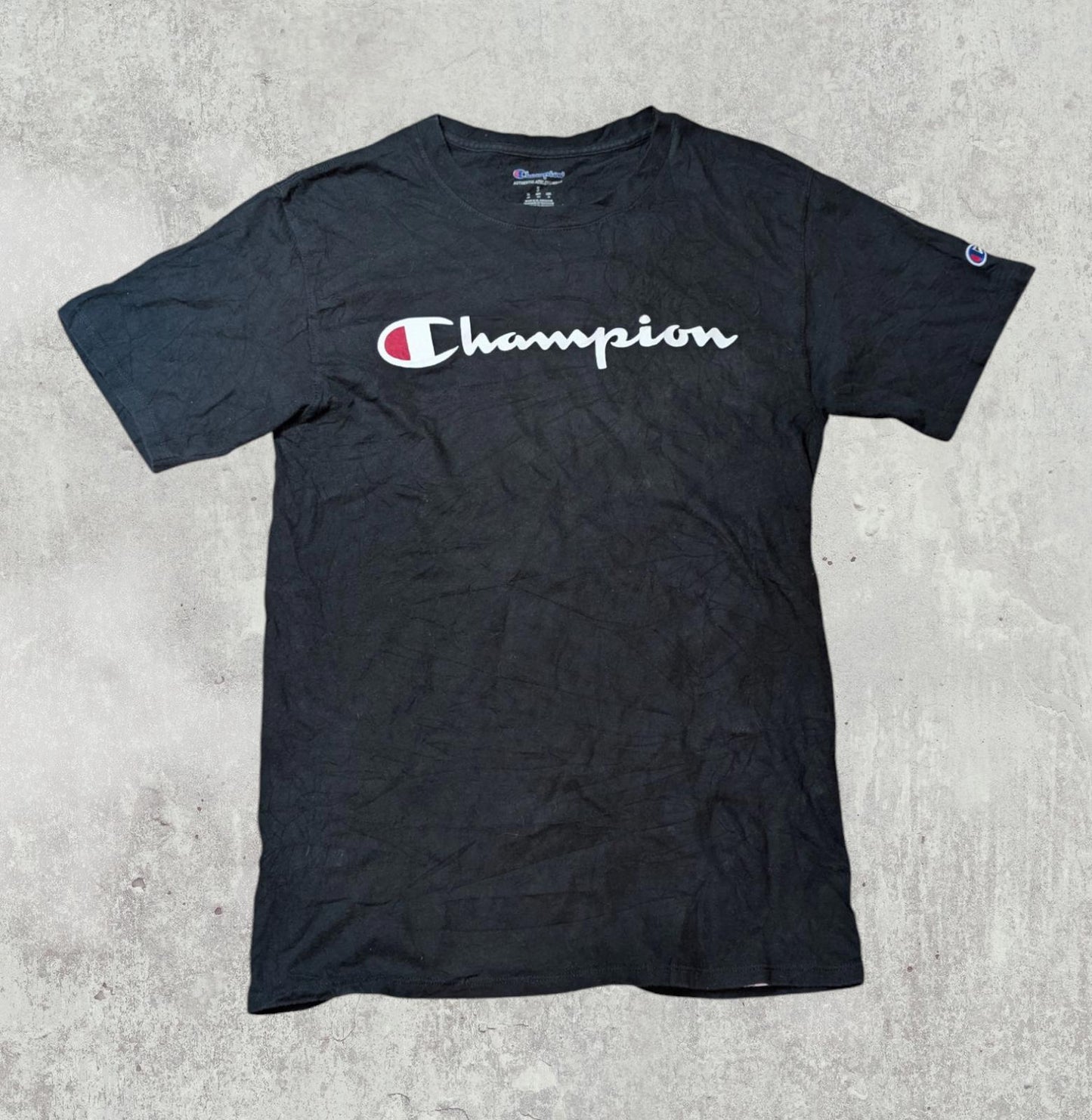 Champion Men's T Shirt - Black - Size Small