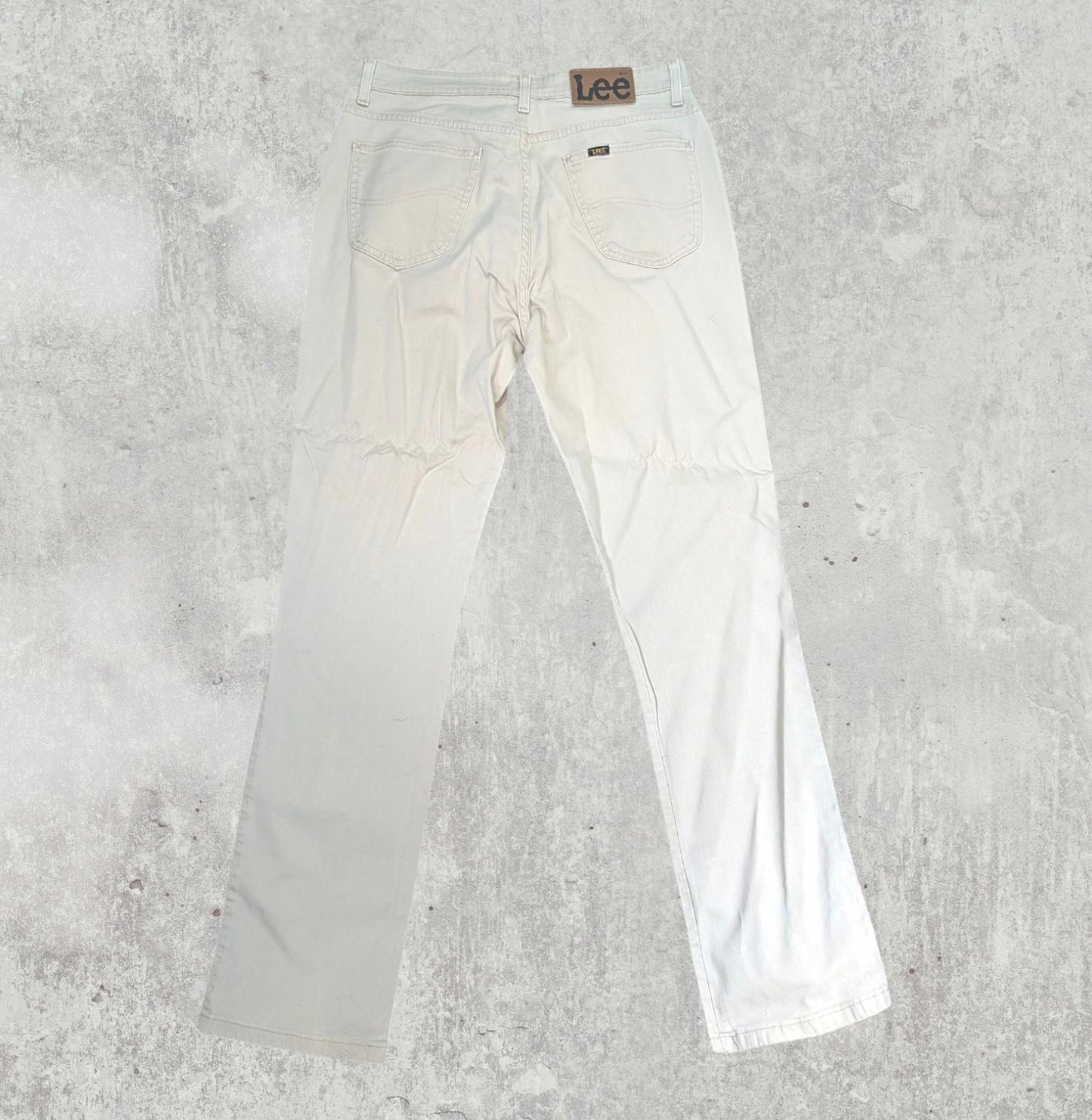 Lee Men's Straight Jeans - Beige - Size 32W 32L