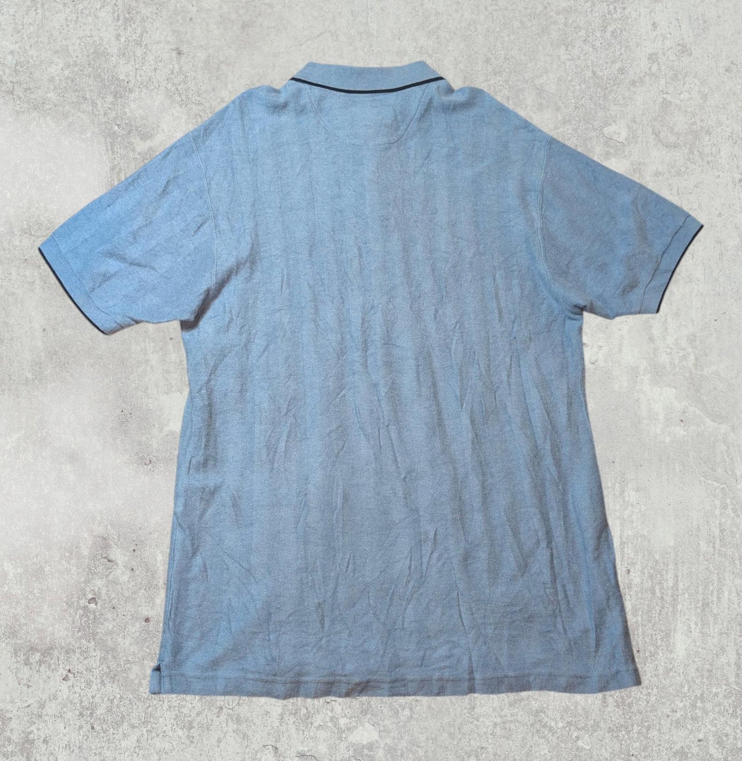Chaps Men's Polo T Shirt - Blue - Size Large