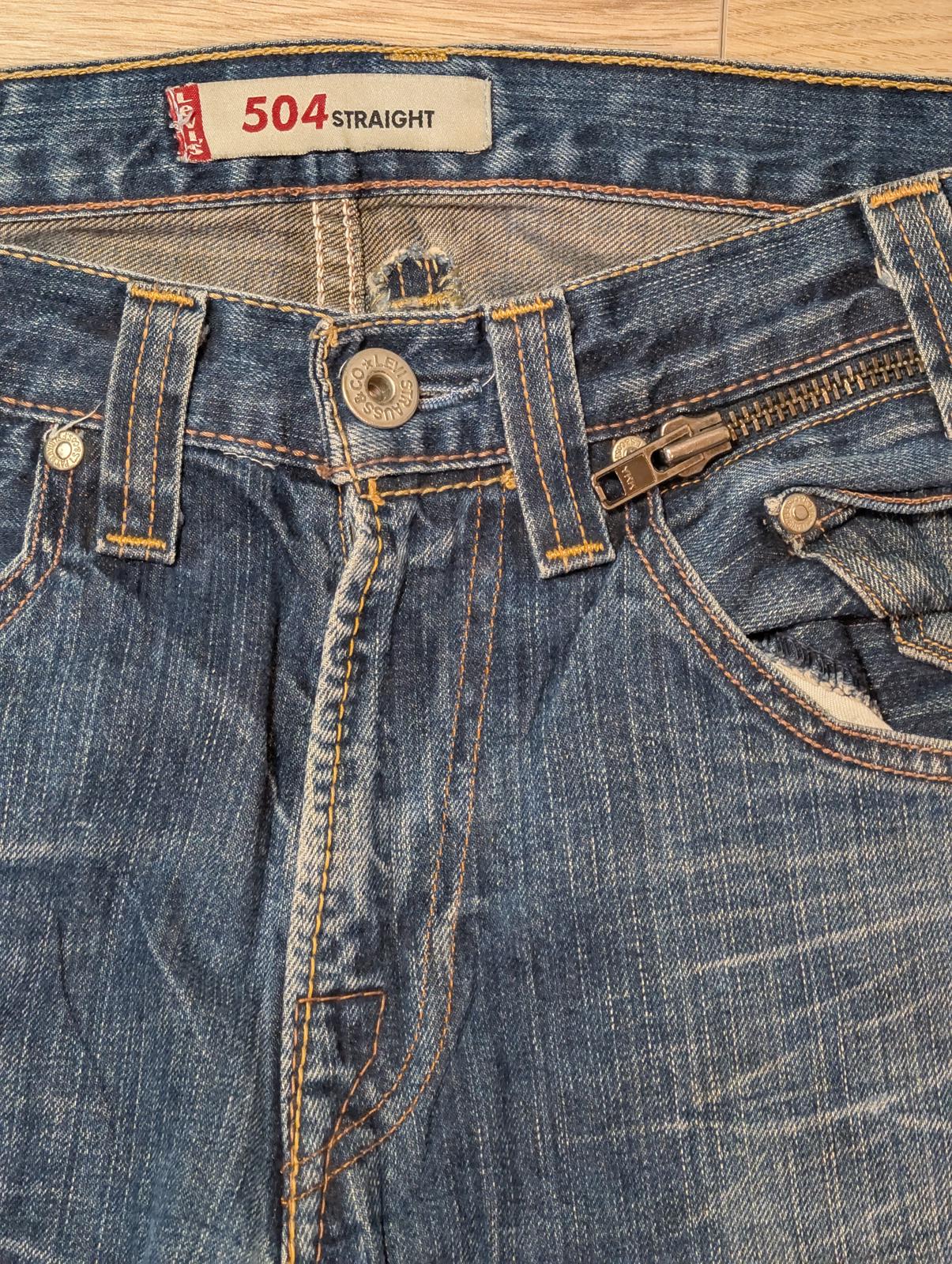 Levi's Men's Y2K Straight Jeans - Blue - Size 34W 31L