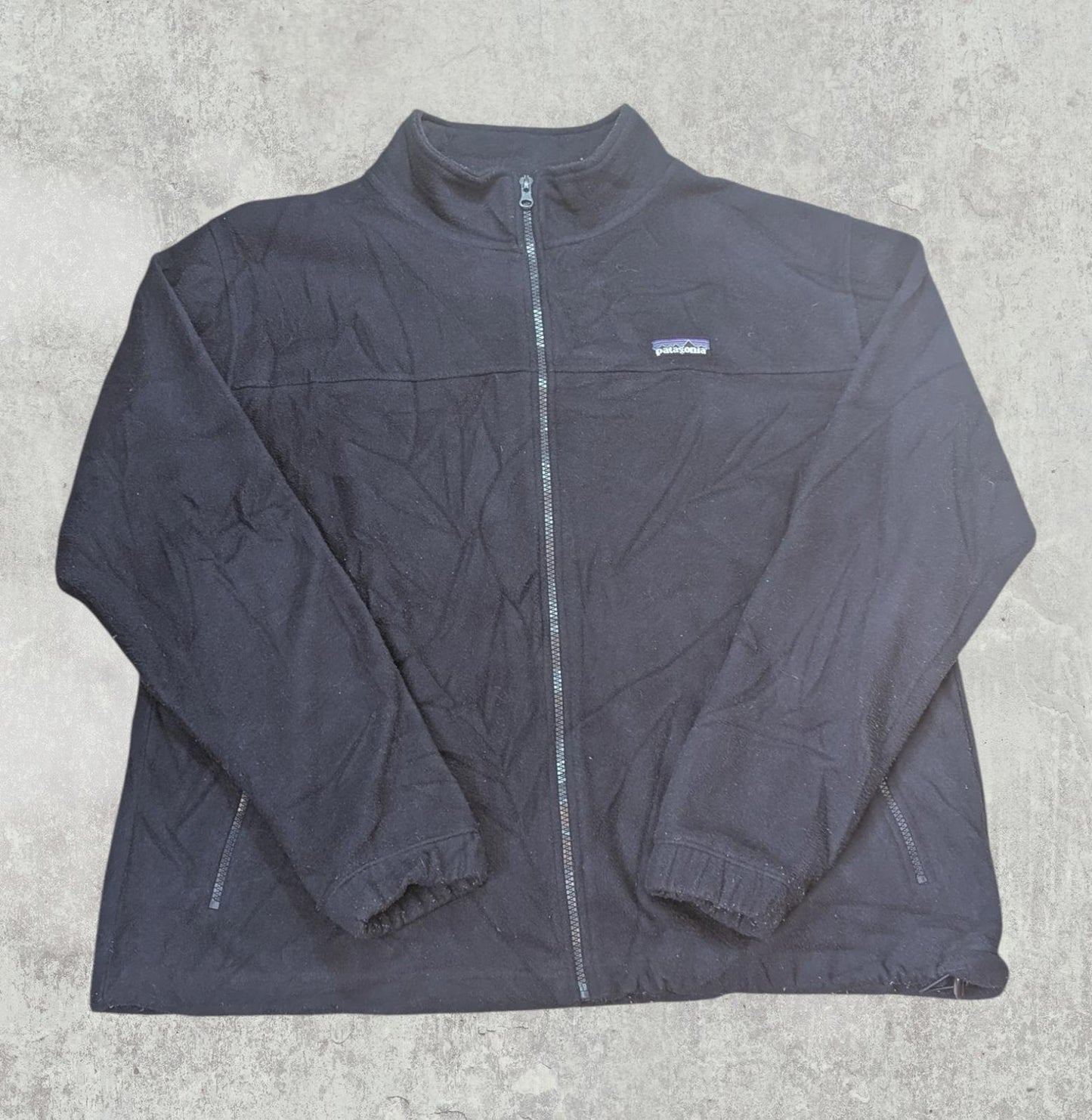 Patagonia Men's Fleece Jacket - Navy - Size Large