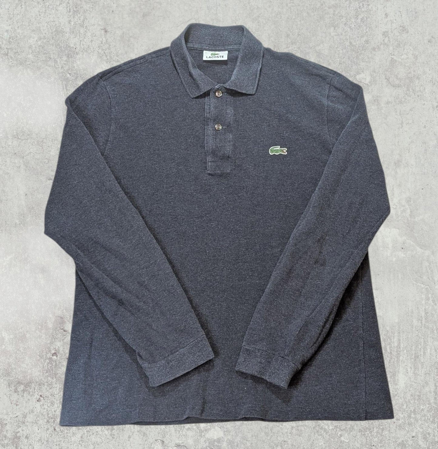 Lacoste Men's Long Sleeved Polo T Shirt - Navy - Size 3 / Small