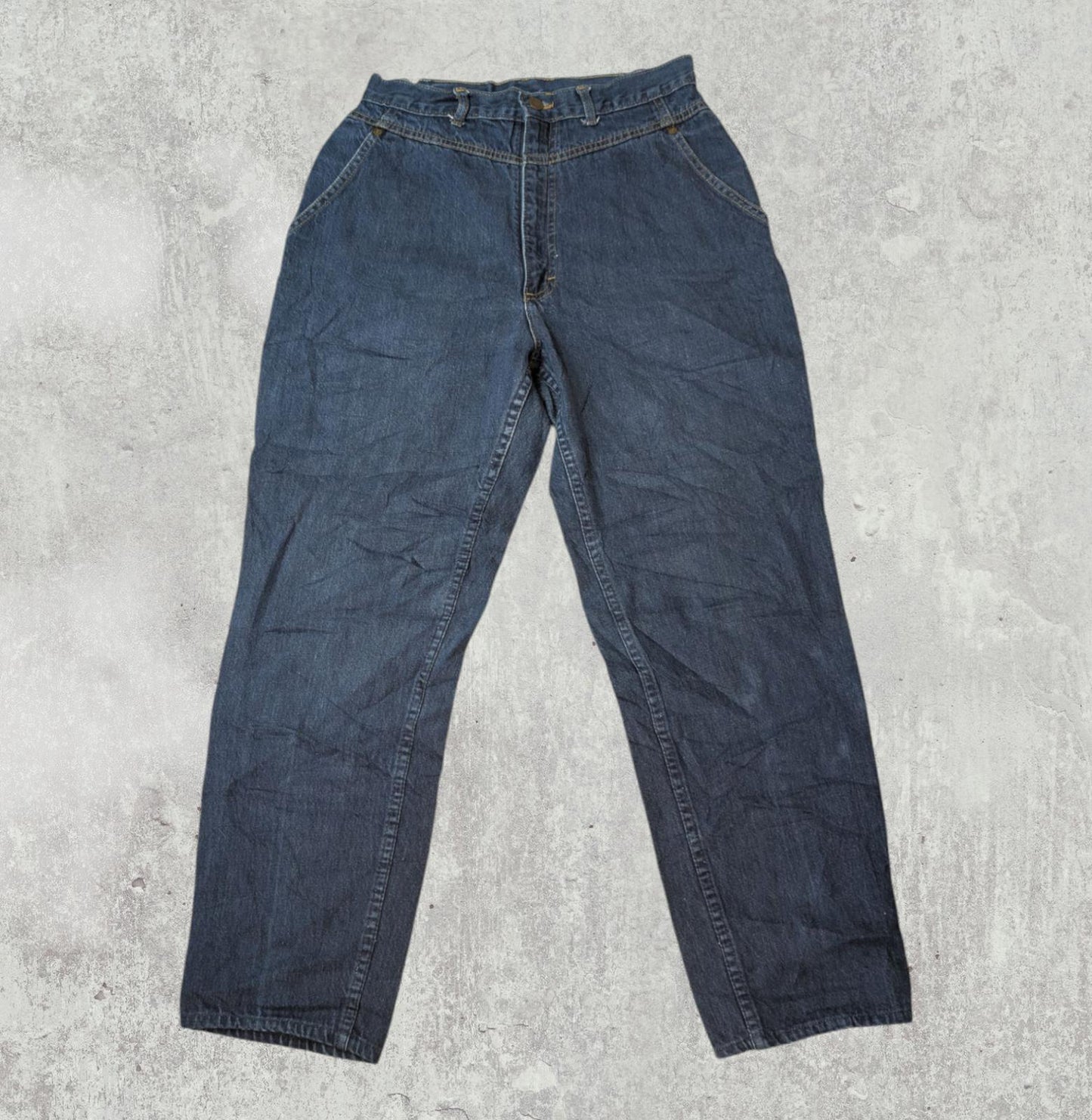 Lee Women's Straight Jeans - Blue - Size 28W 26L