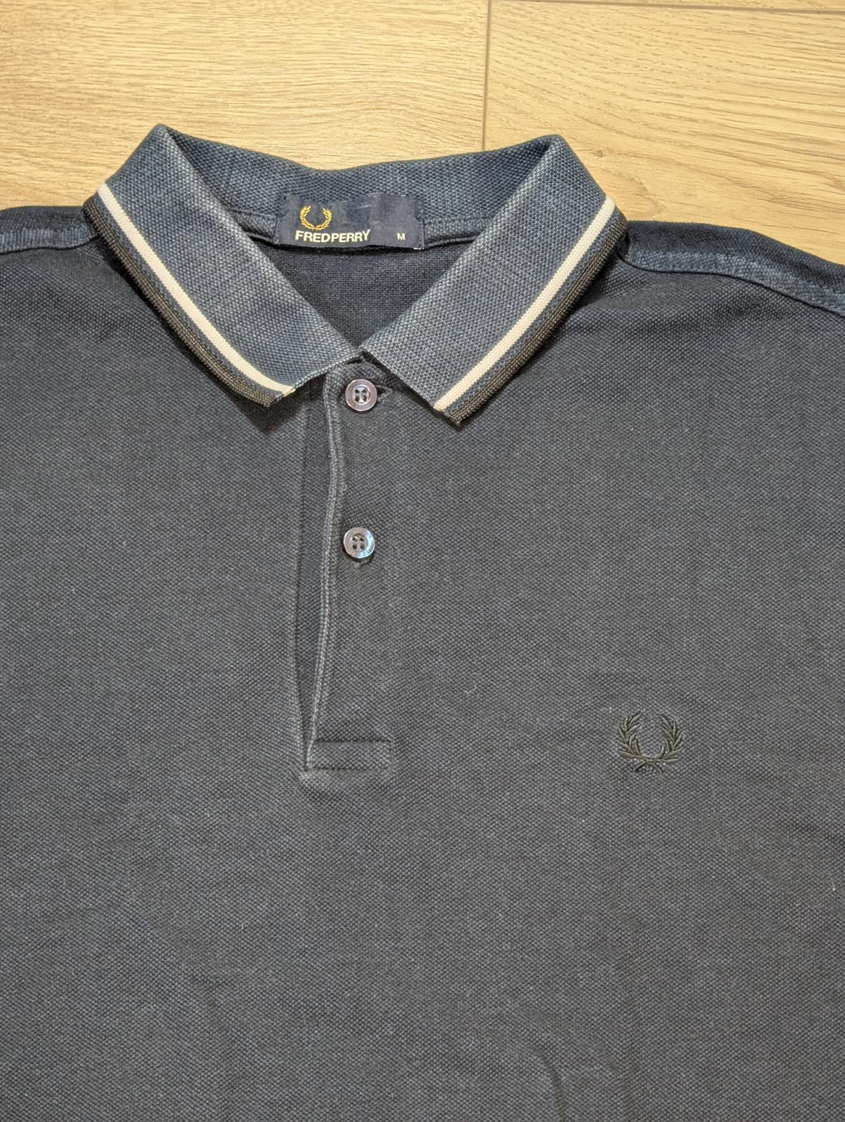 Fred Perry Men's Polo T Shirt - Navy - Size Medium