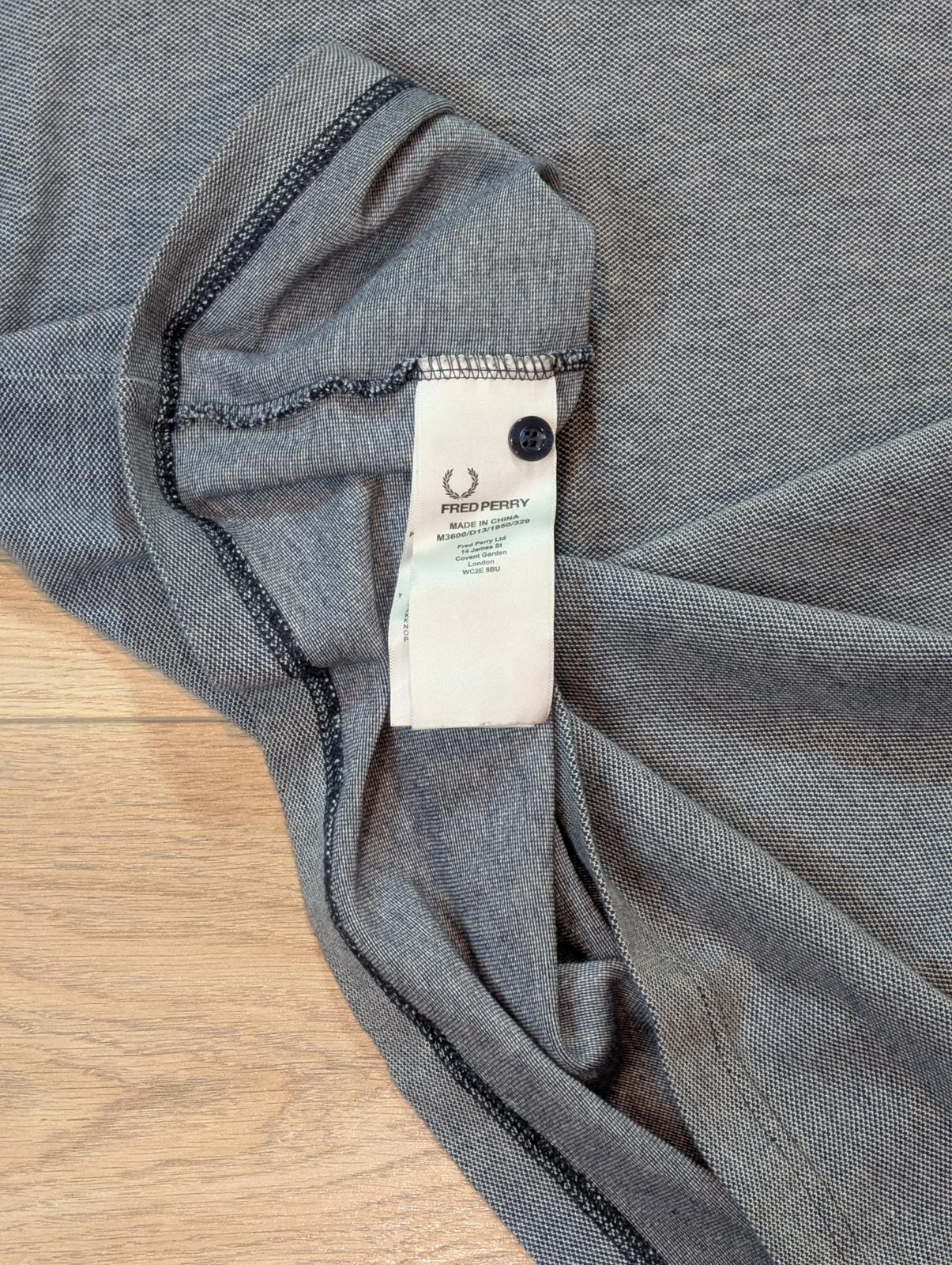 Fred Perry Men's Polo T Shirt - Grey - Size Small
