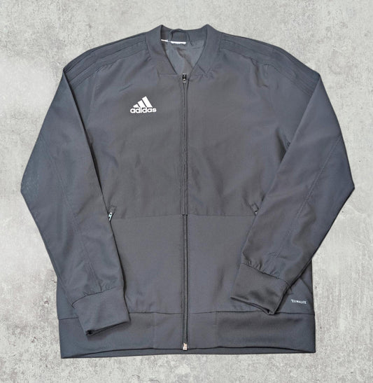 Adidas Men's Climalite Track Jacket - Black - Size Small