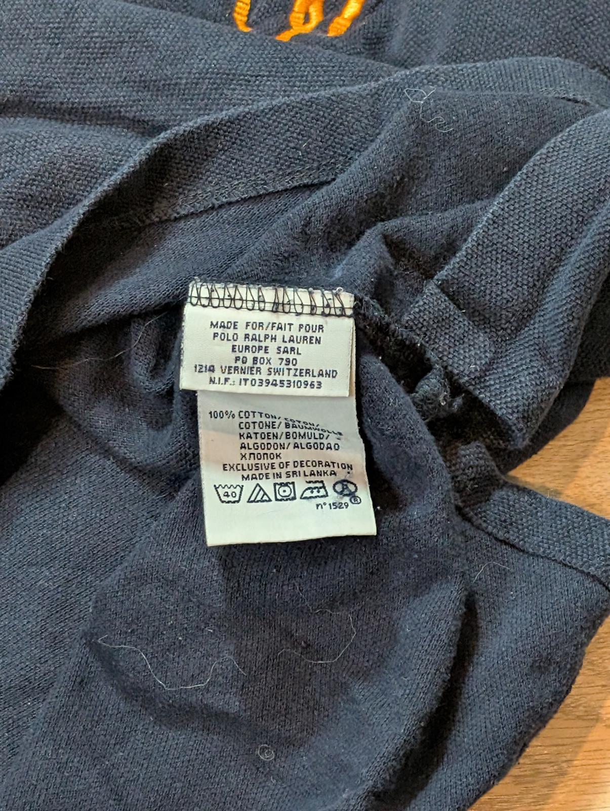 Ralph Lauren Men's Custom Fit Big Pony Polo T Shirt - Navy - Size Medium