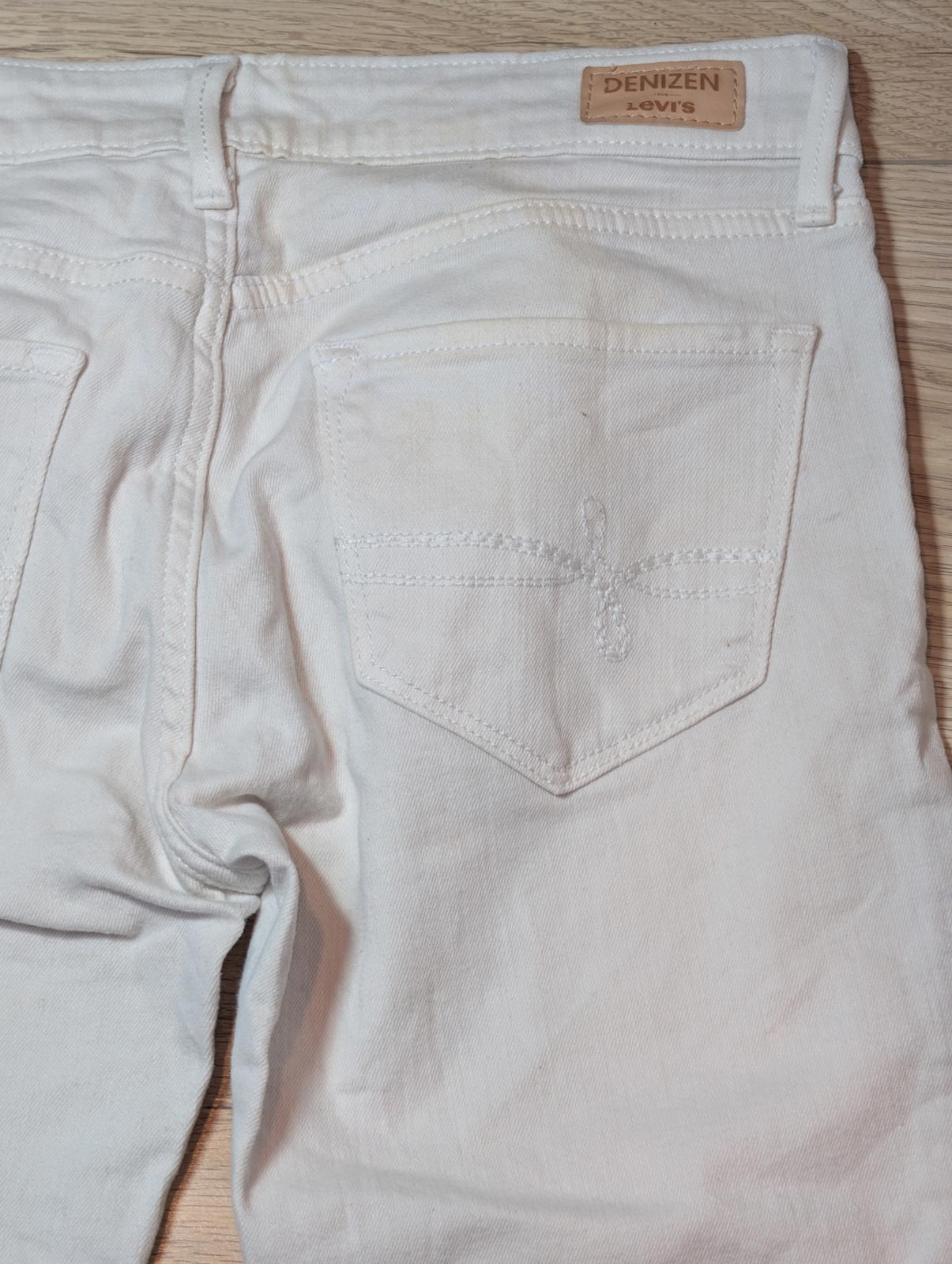 Levi's Women's Denizen Low Rise Jegging Jeans - White - Size 30W 27L