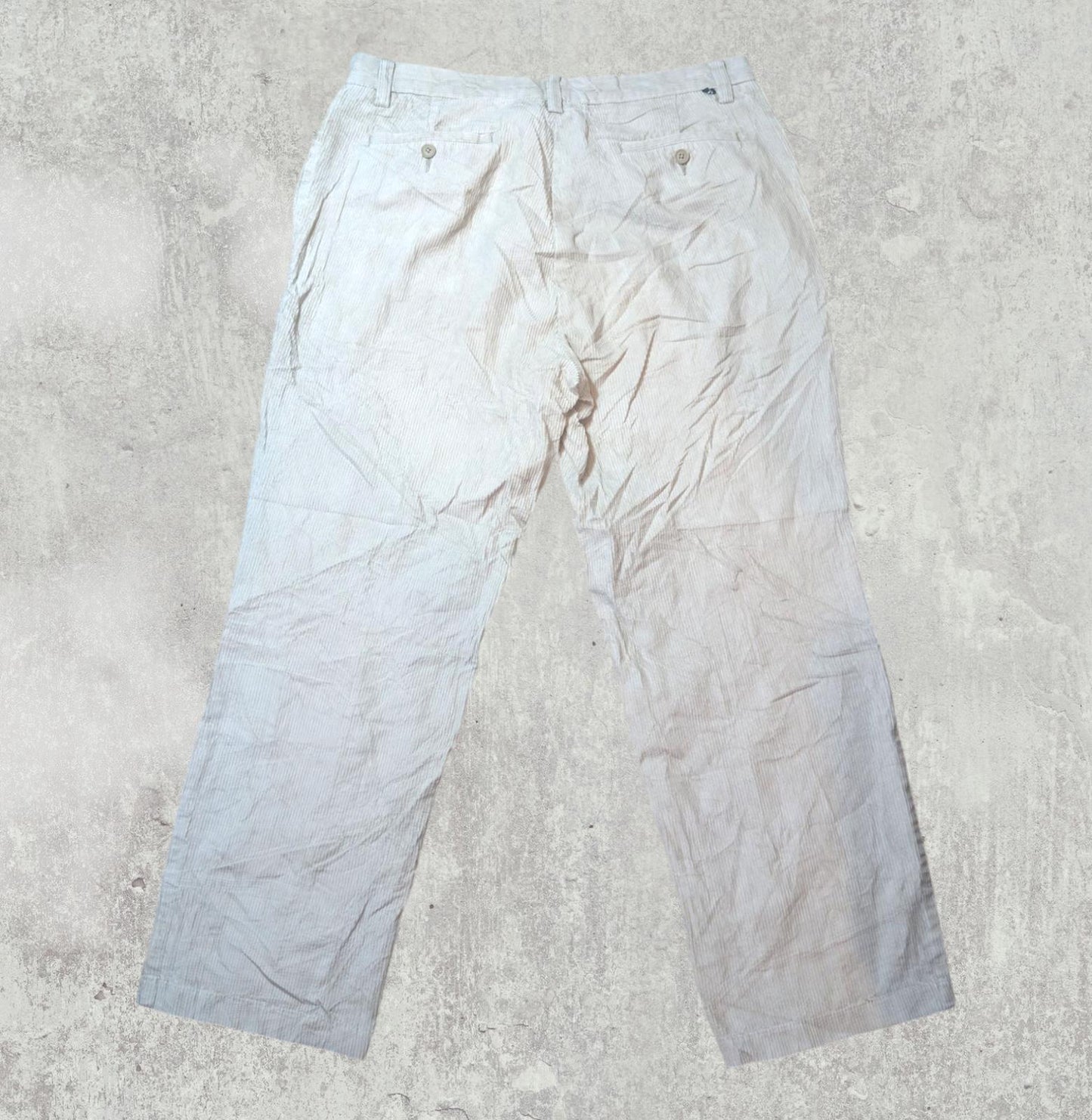 Nautica Men's Corduroy Trousers - Beige - Size 36W 30L