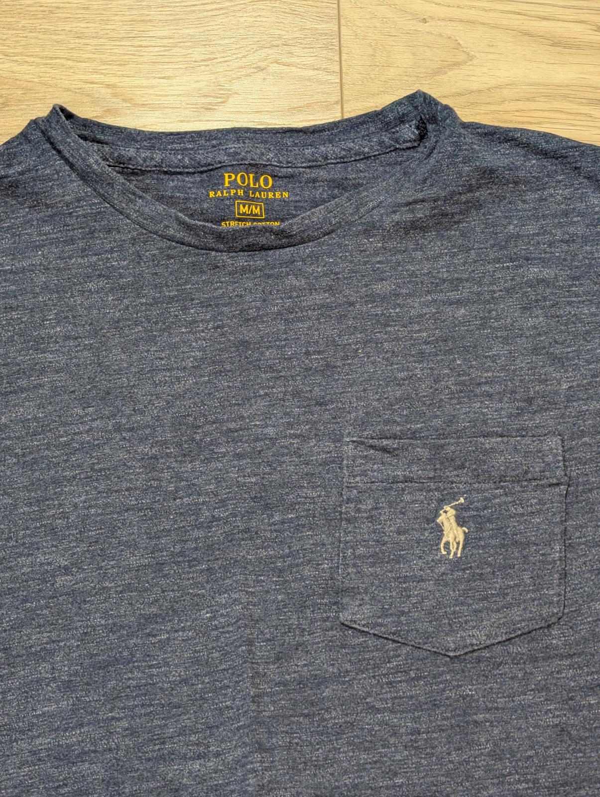 Ralph Lauren Men's T Shirt - Navy - Size Medium
